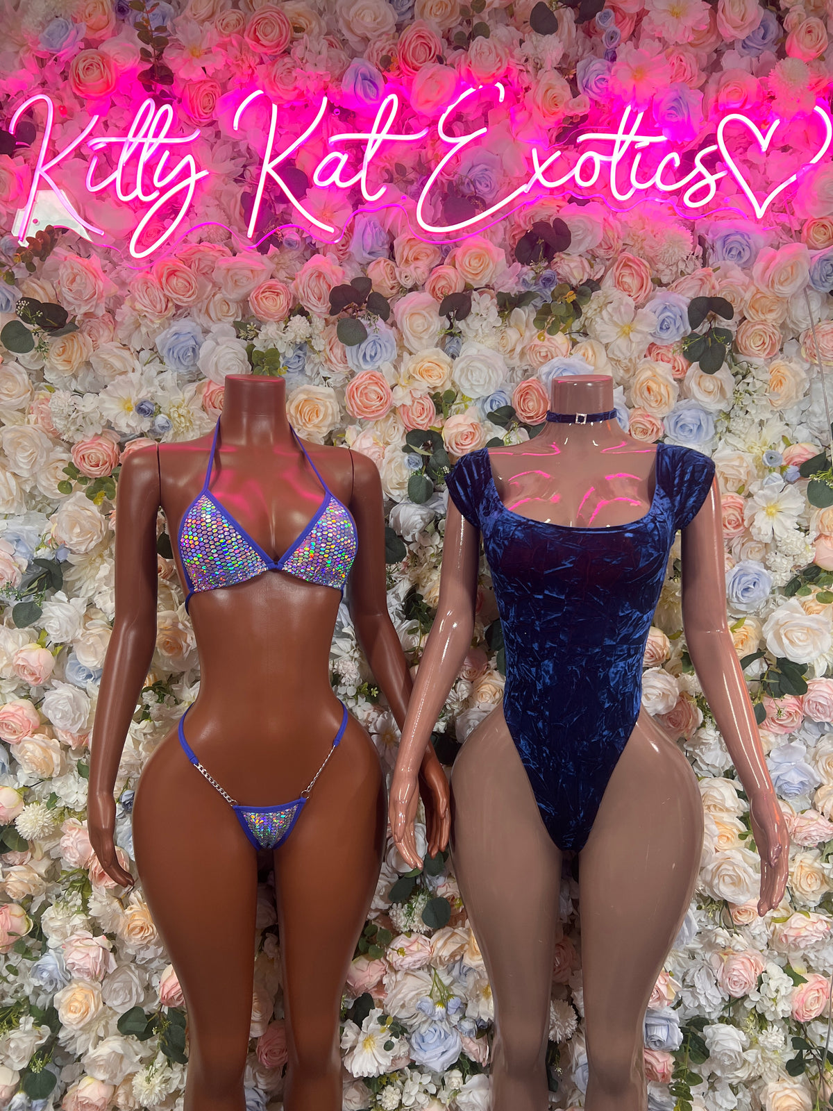 Blue Print Bikini: Exotic Dancewear Festival Outfit