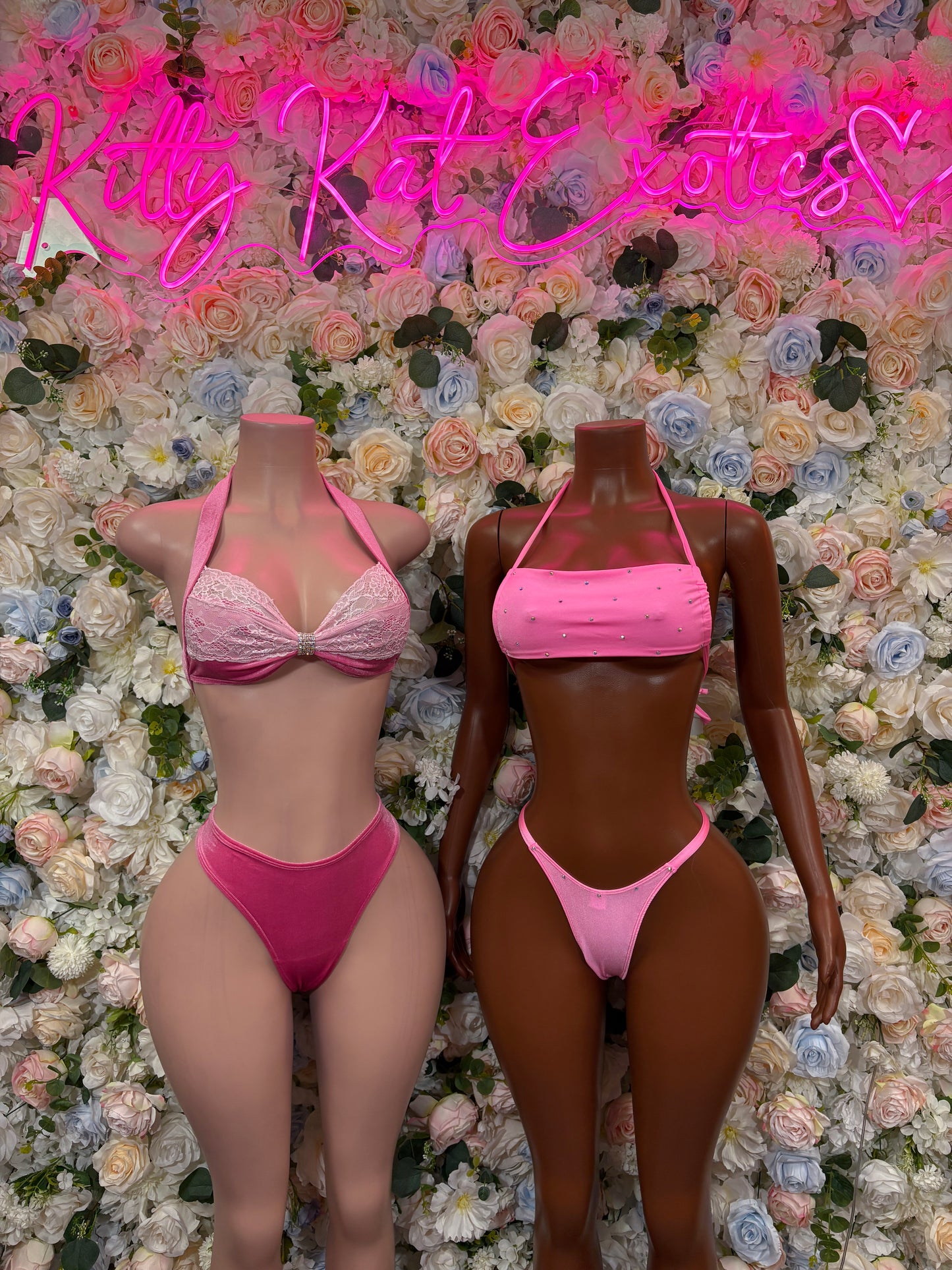 Pink Bikini - Two Piece Exotic Dancewear Rave Festival Outfit