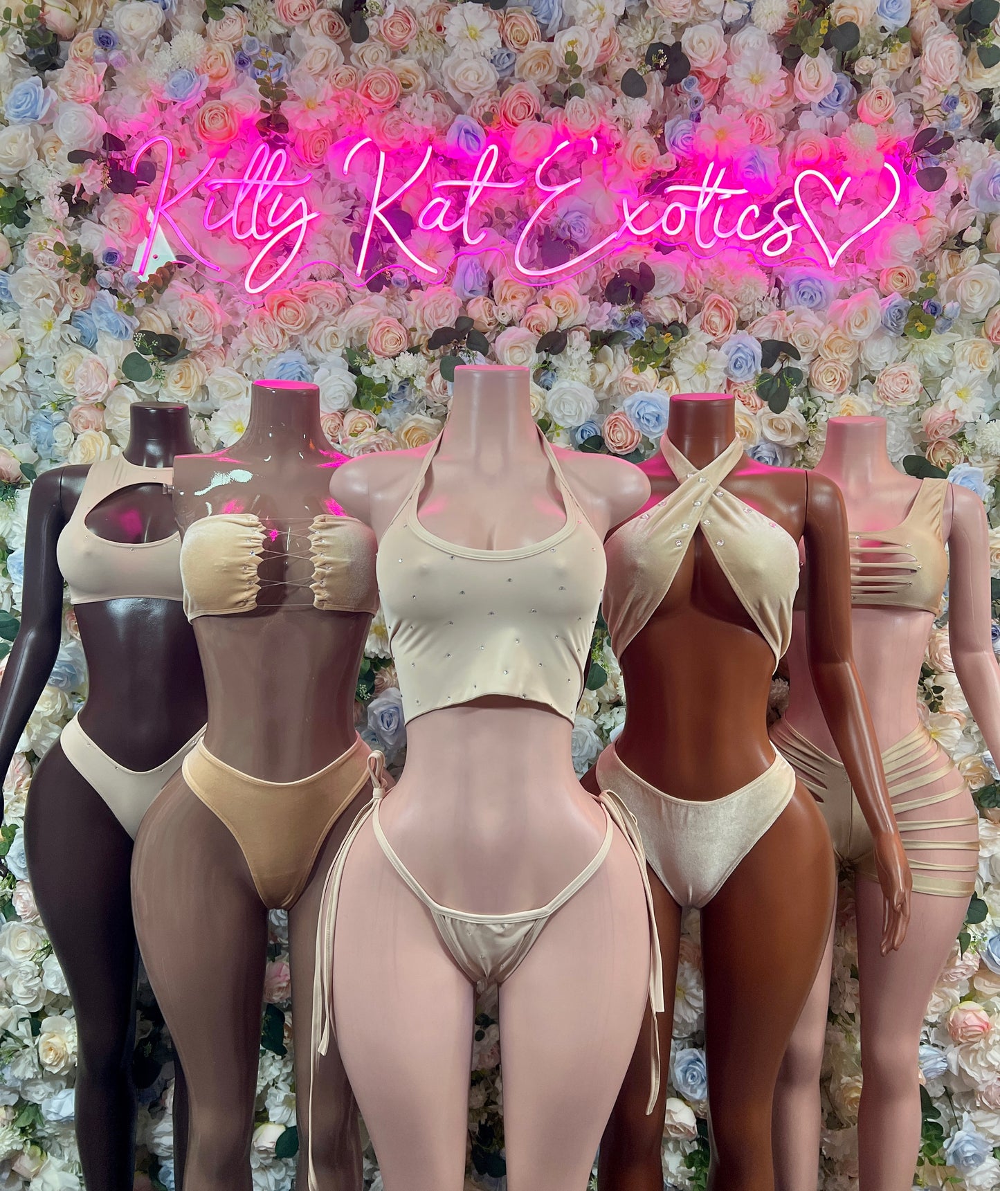 Nude Two Piece Set Exotic Dancewear Performers Rave Festival Wear