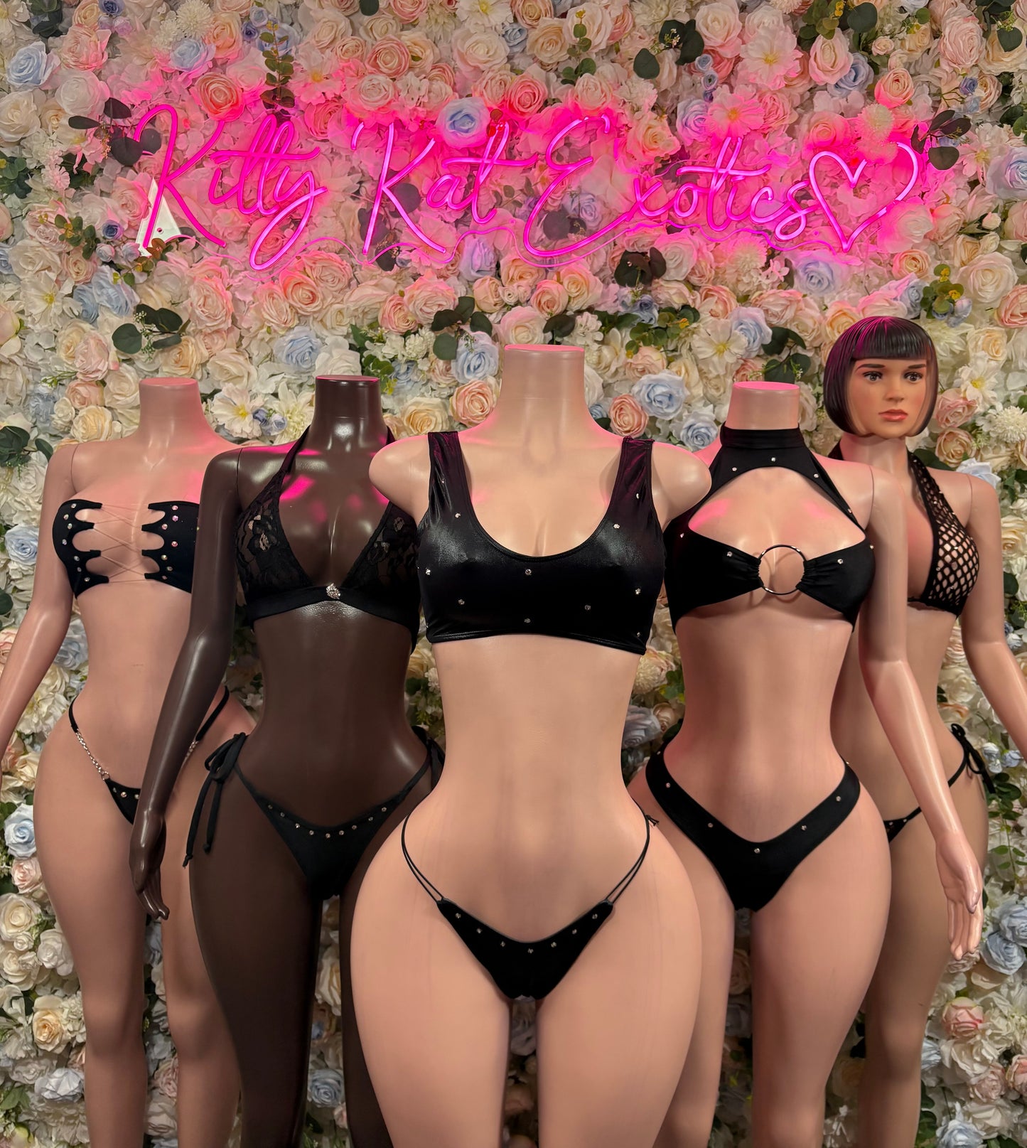 Black Two Piece Set Festival Outfit Dancewear Clubwear Ravewear