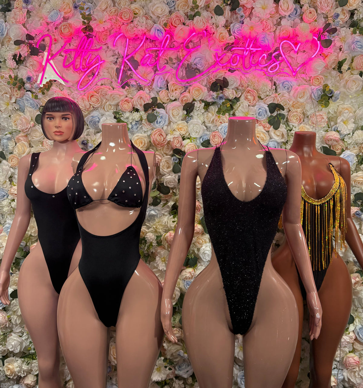 Black One-Piece Bodysuit – Exotic Dance & Rave Wear Fesival Bodysuit
