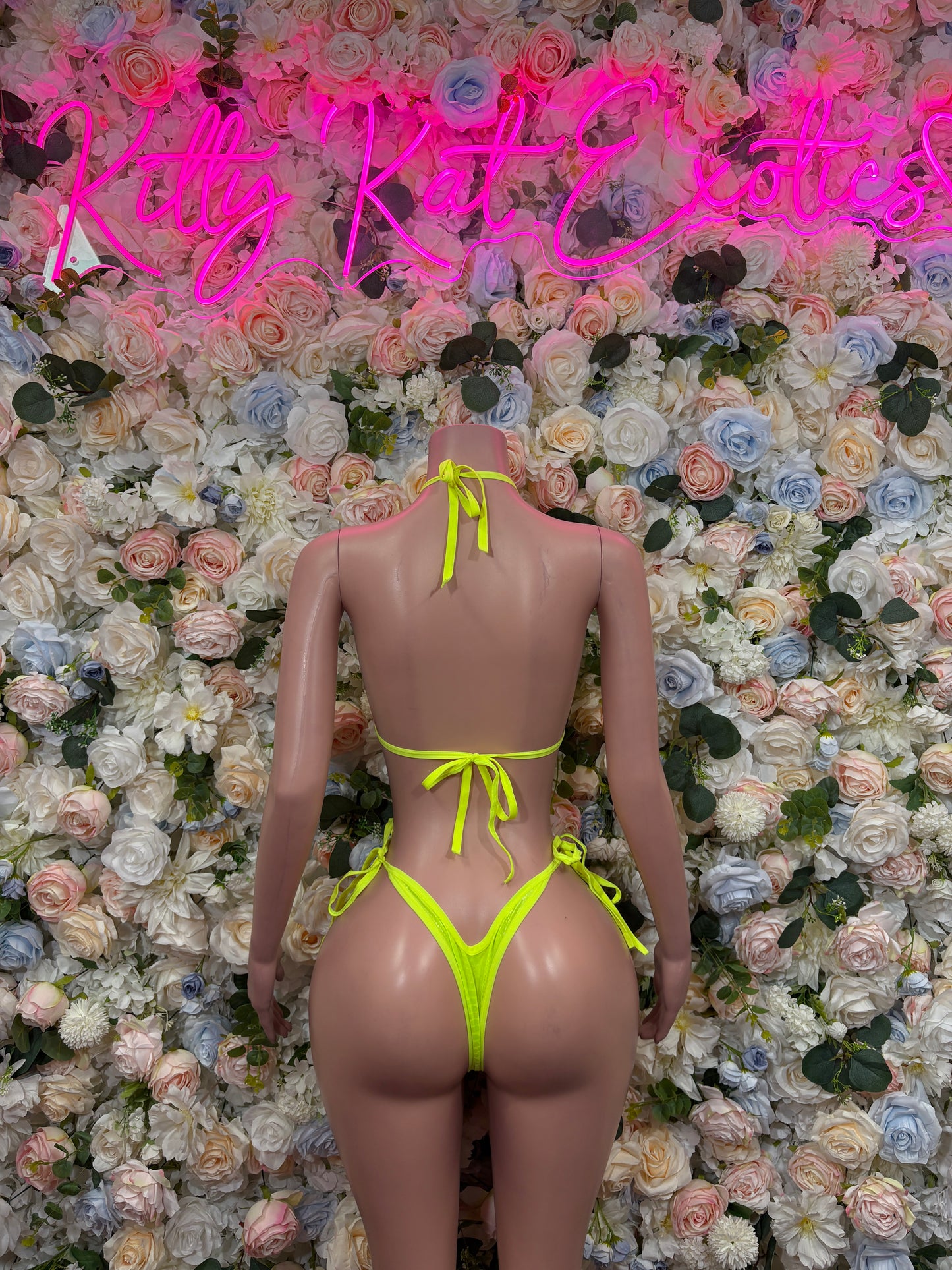 Exotic Dancewear One-Piece Bodysuit - Neon Green Raves, & Festival Clothing