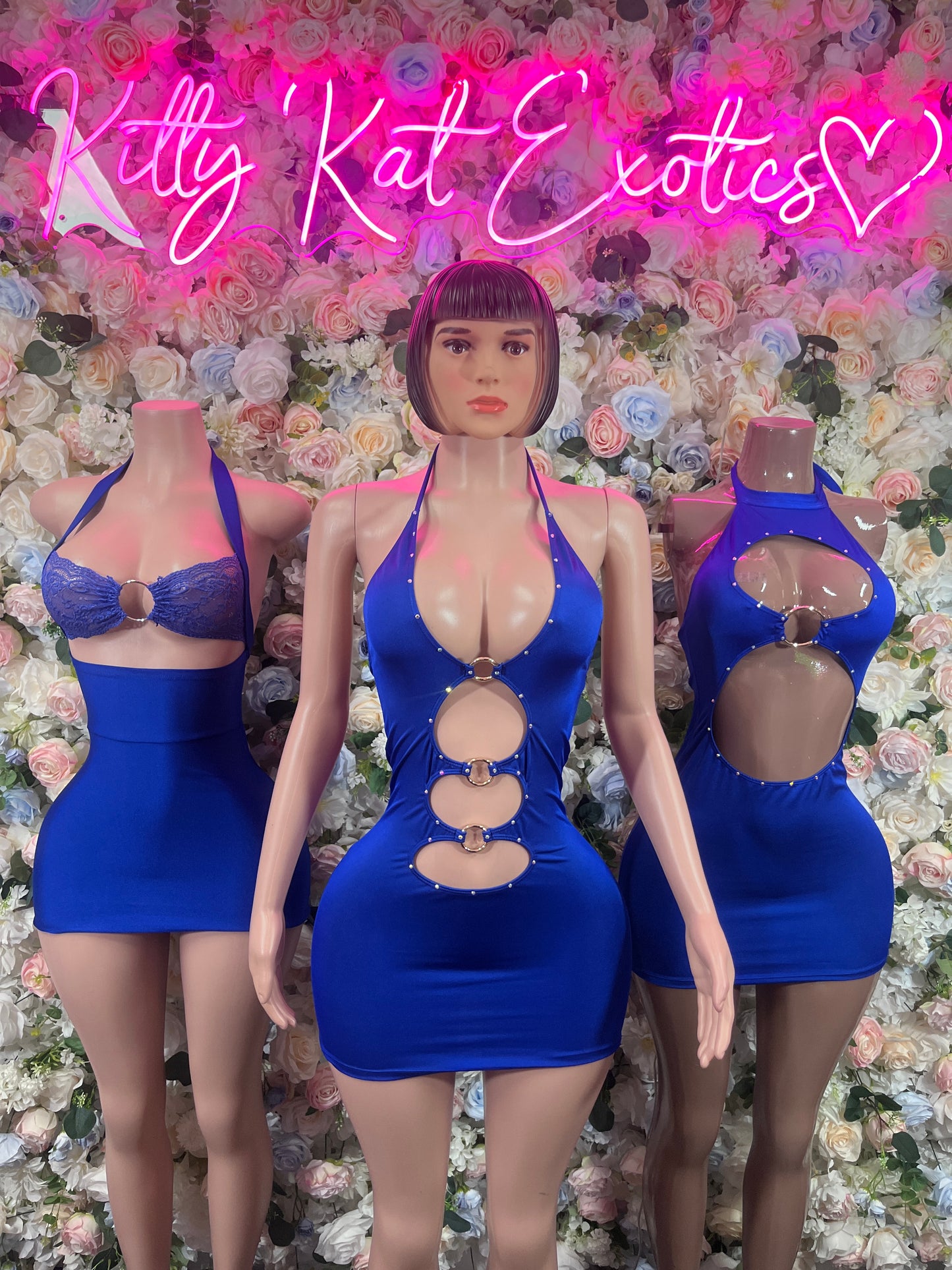 Royal Blue Dress Exotic Dancewear