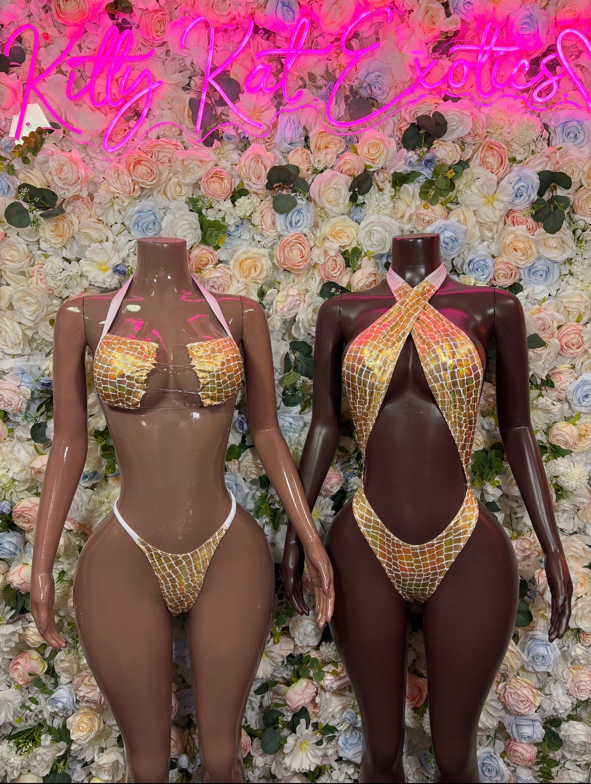 Gold Metallic - Festival Outfit, Dancewear