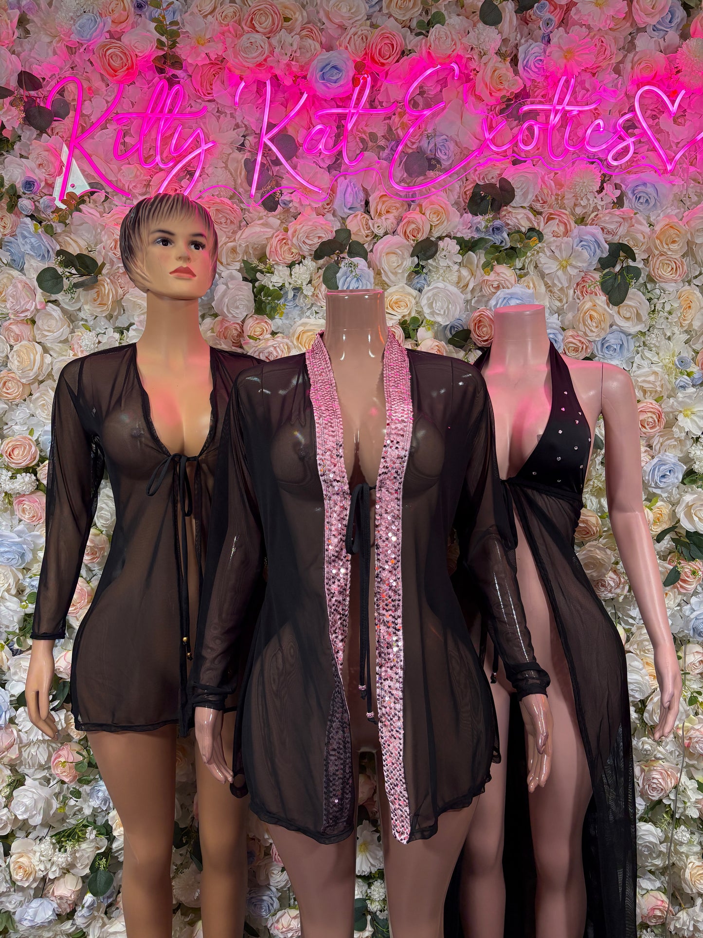 Black Gown Robe - Elegant Exotic Dancewear, Formal Evening Dress, Date Night Maxi Gown