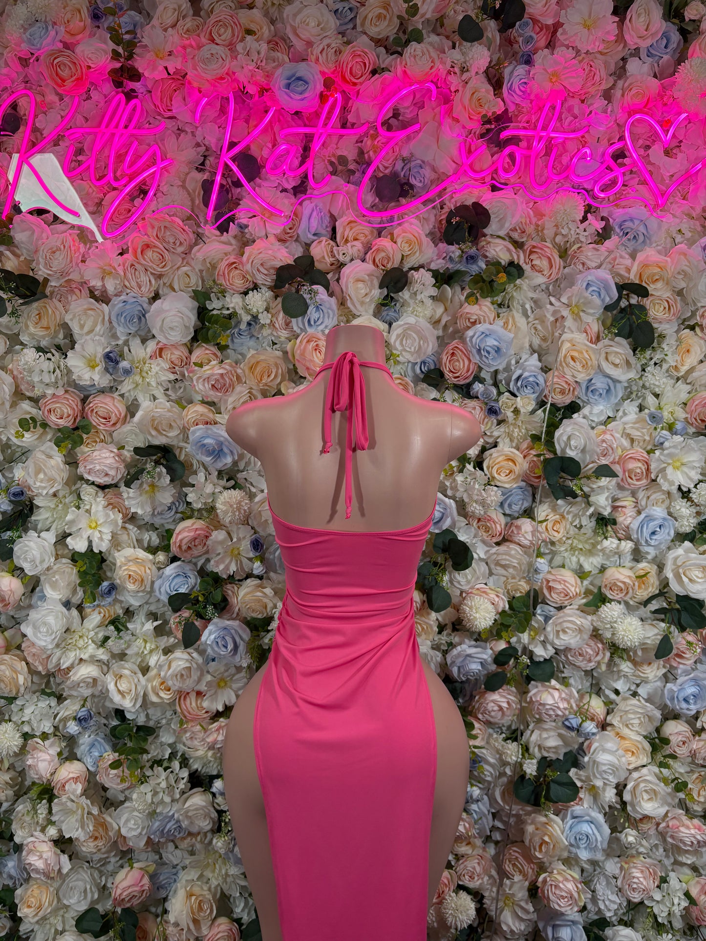 Pink Gown Exotic Dancewear