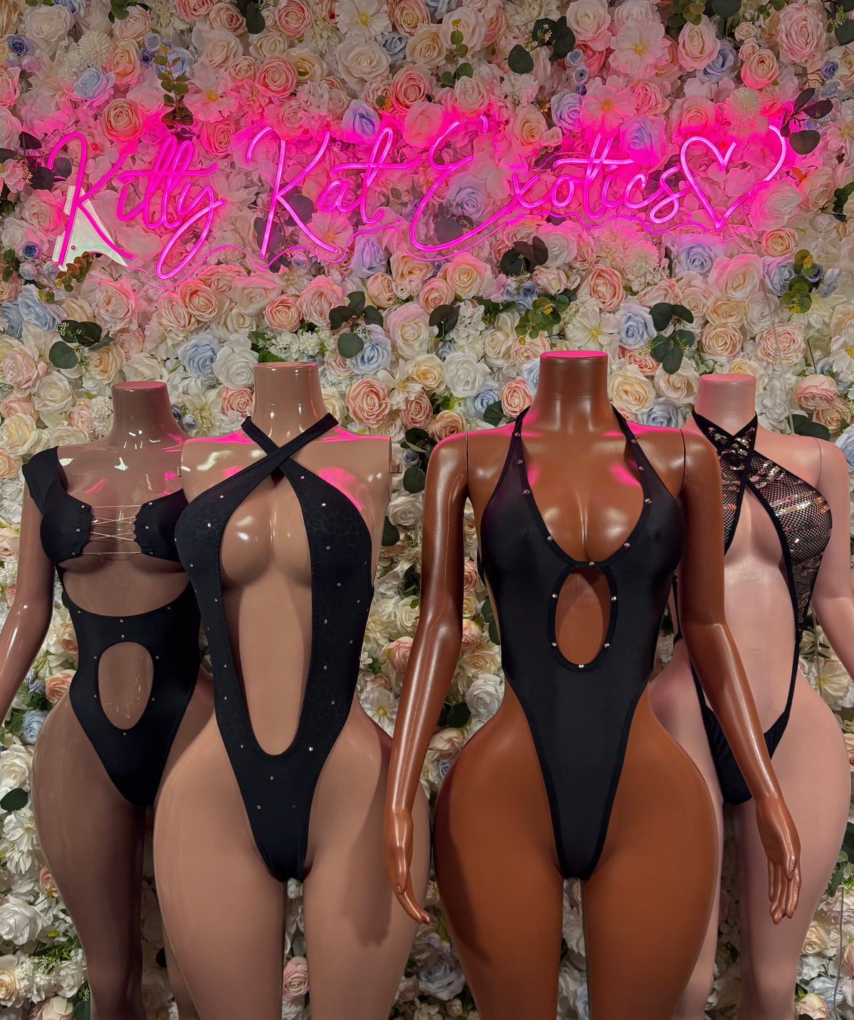 Black One Piece Bodysuit, Exotic Dancewear, Rave Outfit, Clubwear