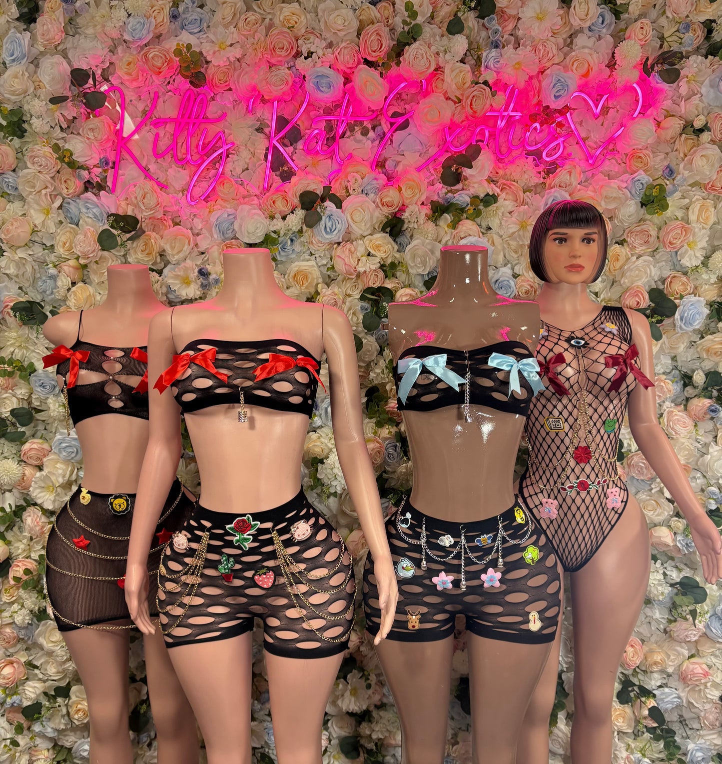 Exotic Dancewear Custom made Fishent Dress Exotic Dancewear Festival wear