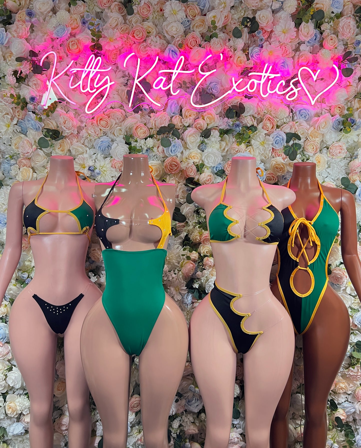 Jamaica Flag One-Piece Bodysuit Carnival Festival Outfit, Beachwear Swimsuit, Rave & Dancewear Costume