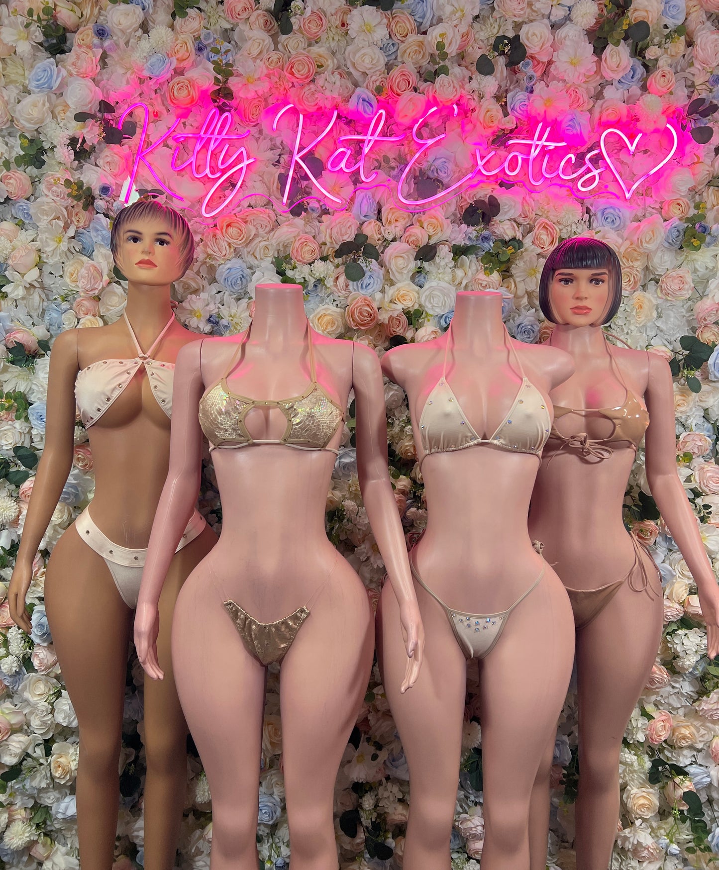 Nude Bikini Two Piece Set Exotic Dancewear Performers Rave Festival Wear