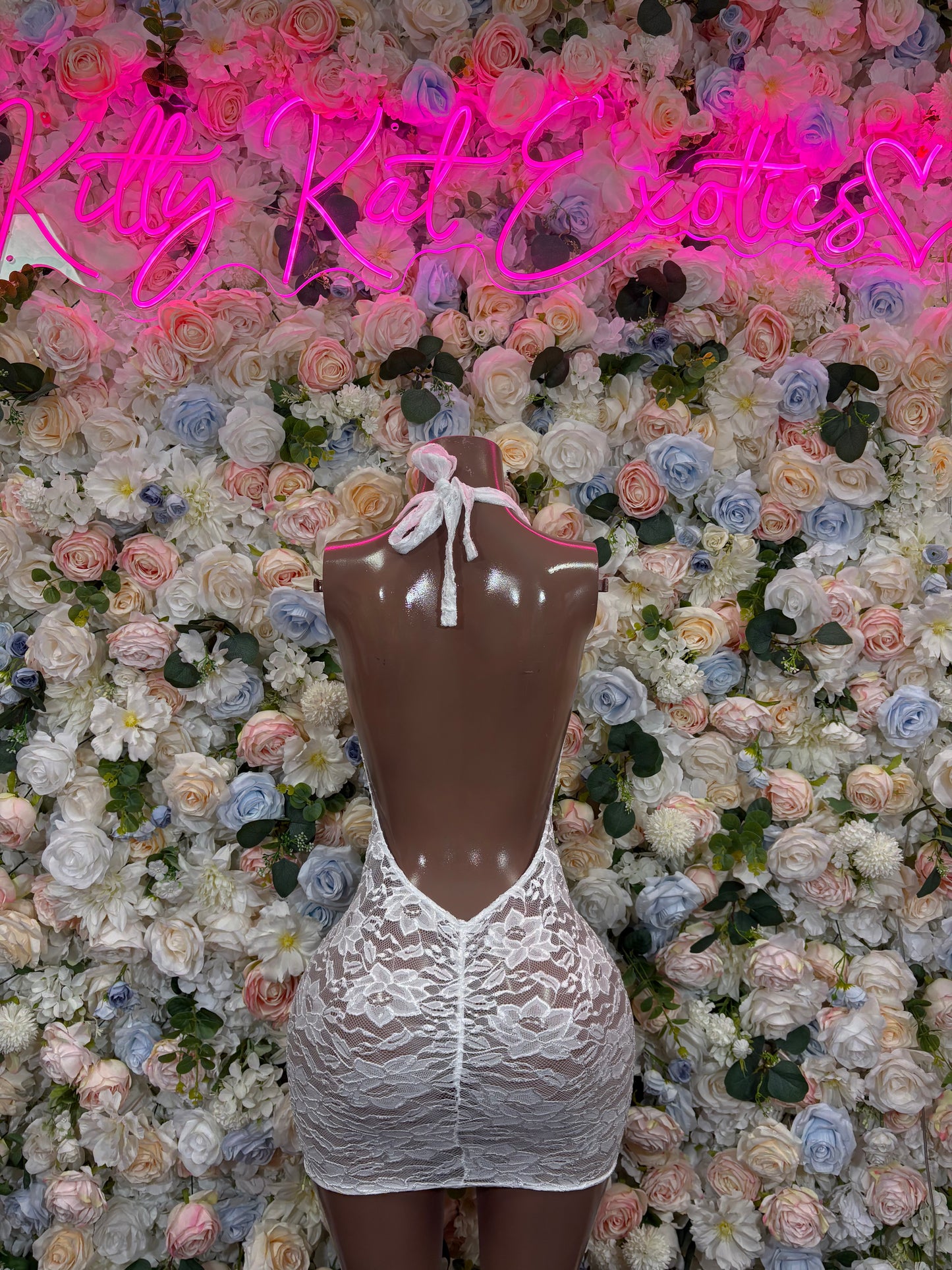 White Lace Dress Exotic Dancewear Rave Festival Outfit