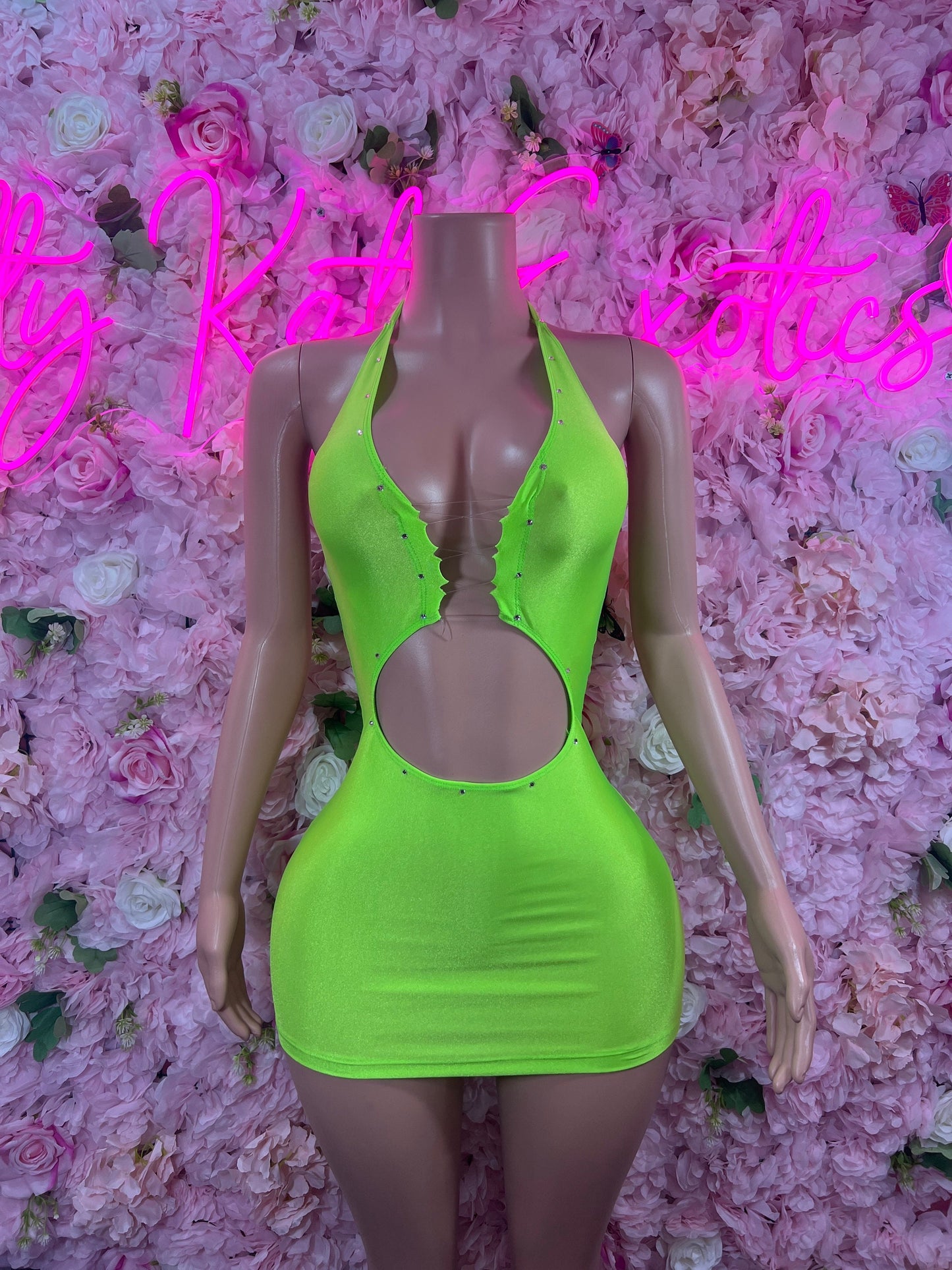Neon Mesh Dress Sexy Dancewear & Ravewear for Festivals, Clubbing, and Party Outfits | Bold EDM FashionDress Neon Green Womens Clothing