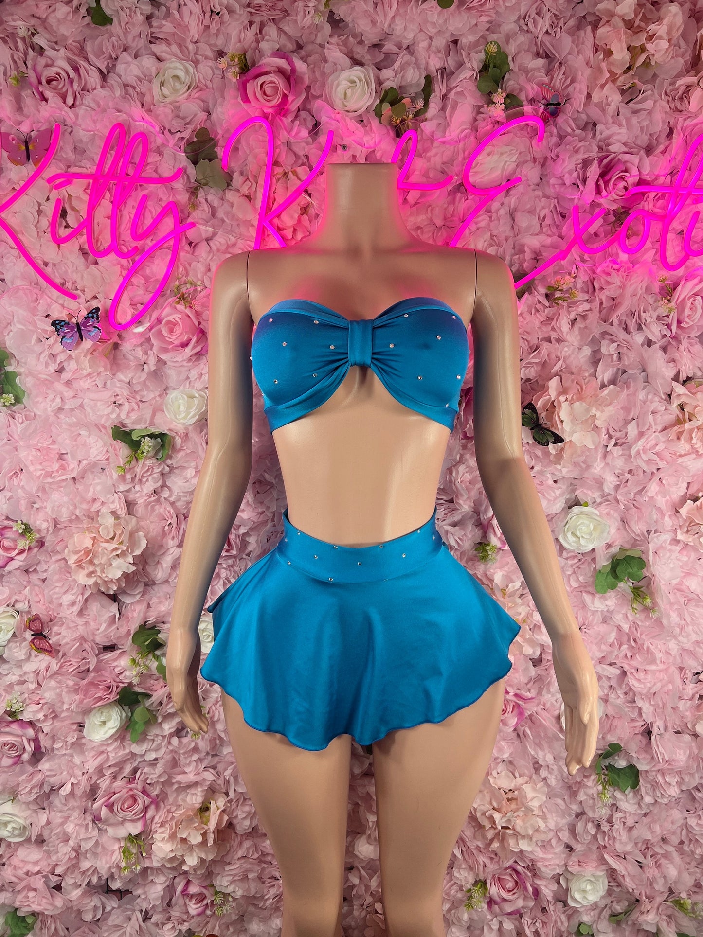 Two Piece Skirt Blue