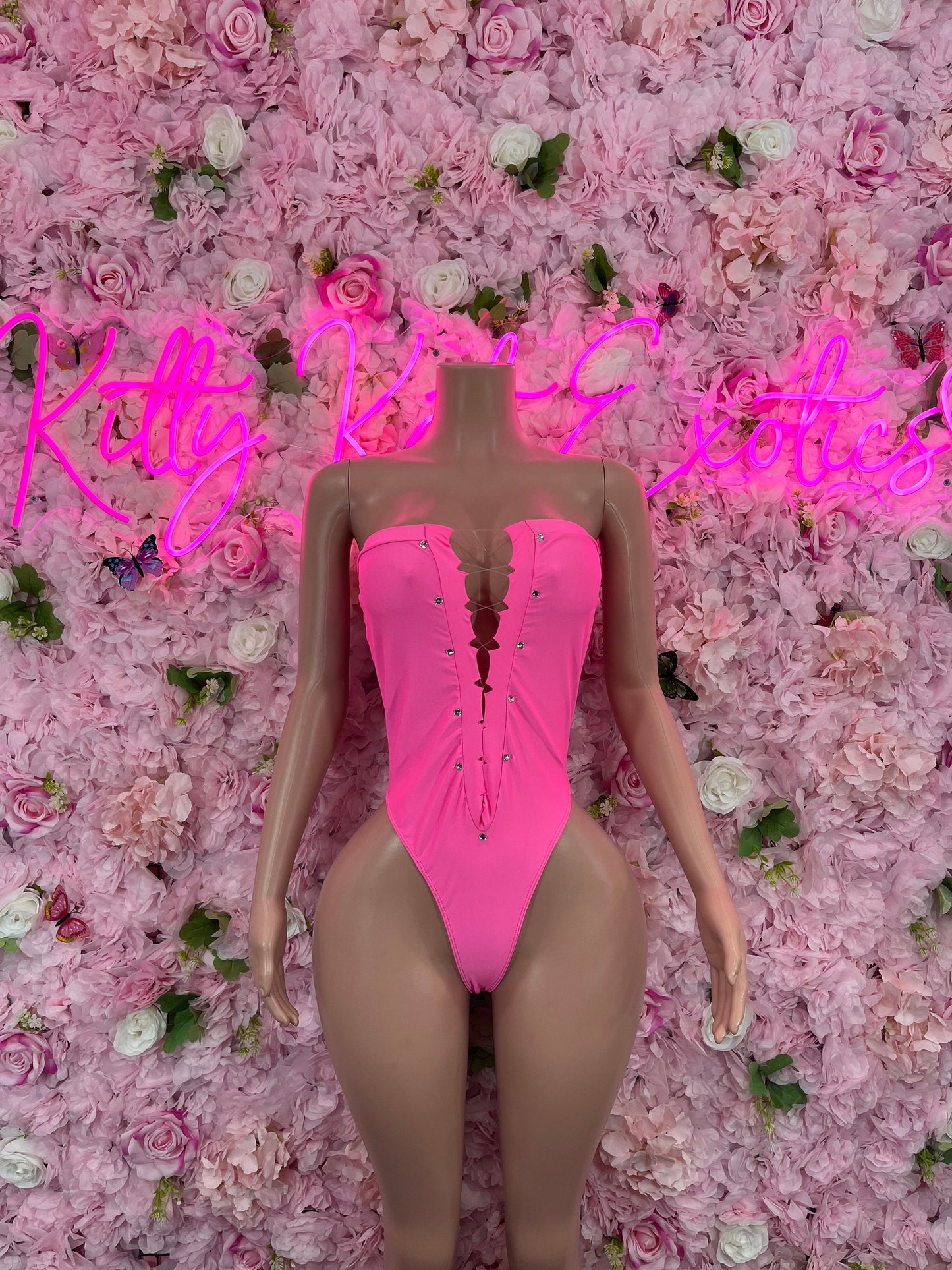 Exotic DancewearOne Piece Pink