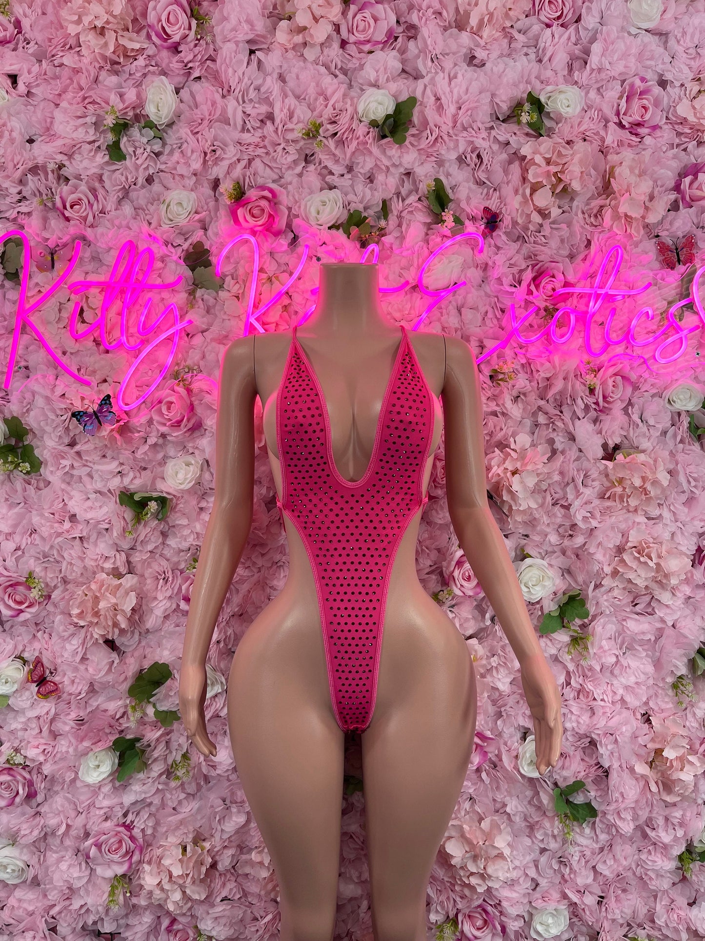 Exotic DancewearOne Piece Pink