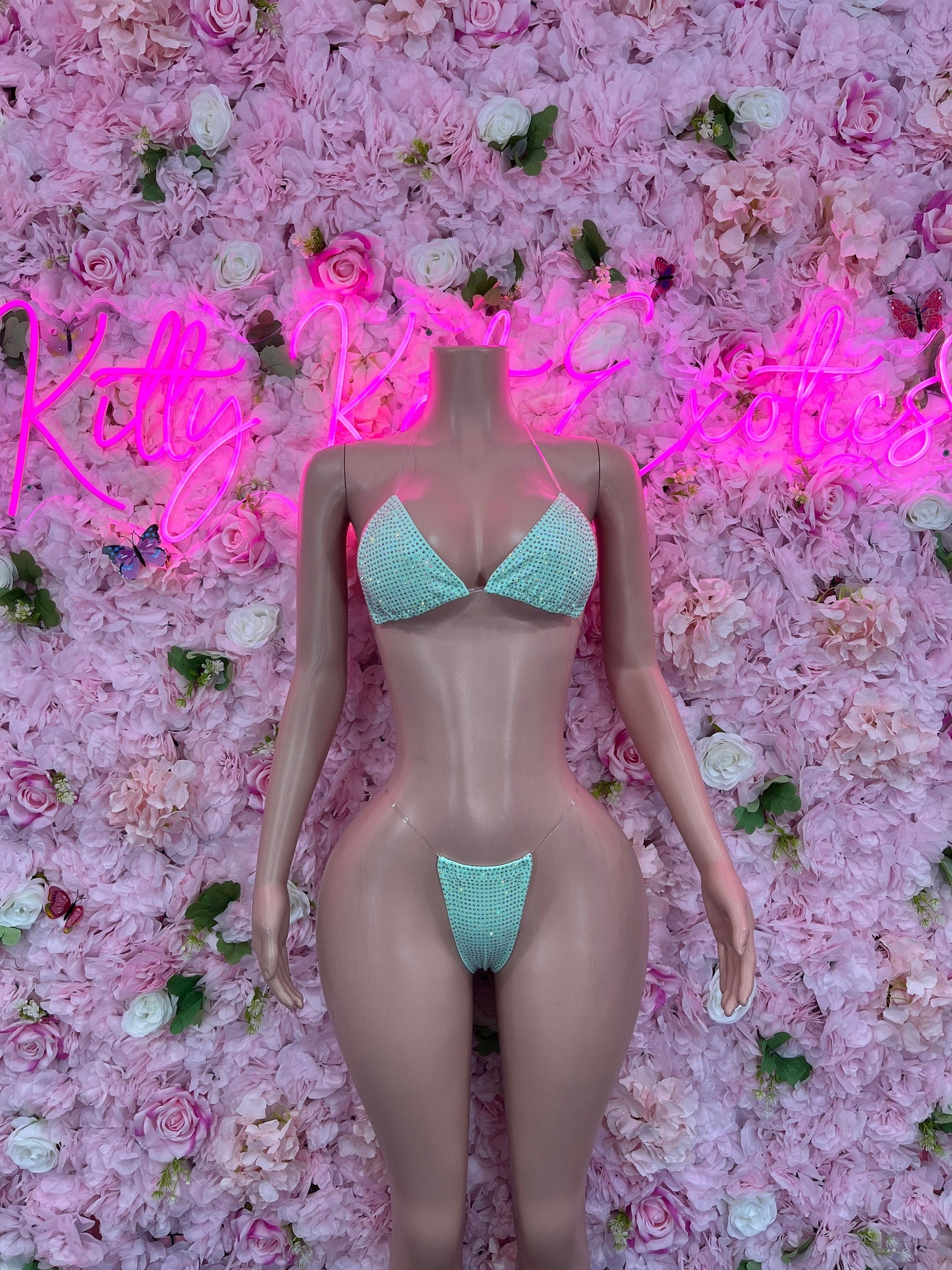 Bikini Baby Blue With Gstring