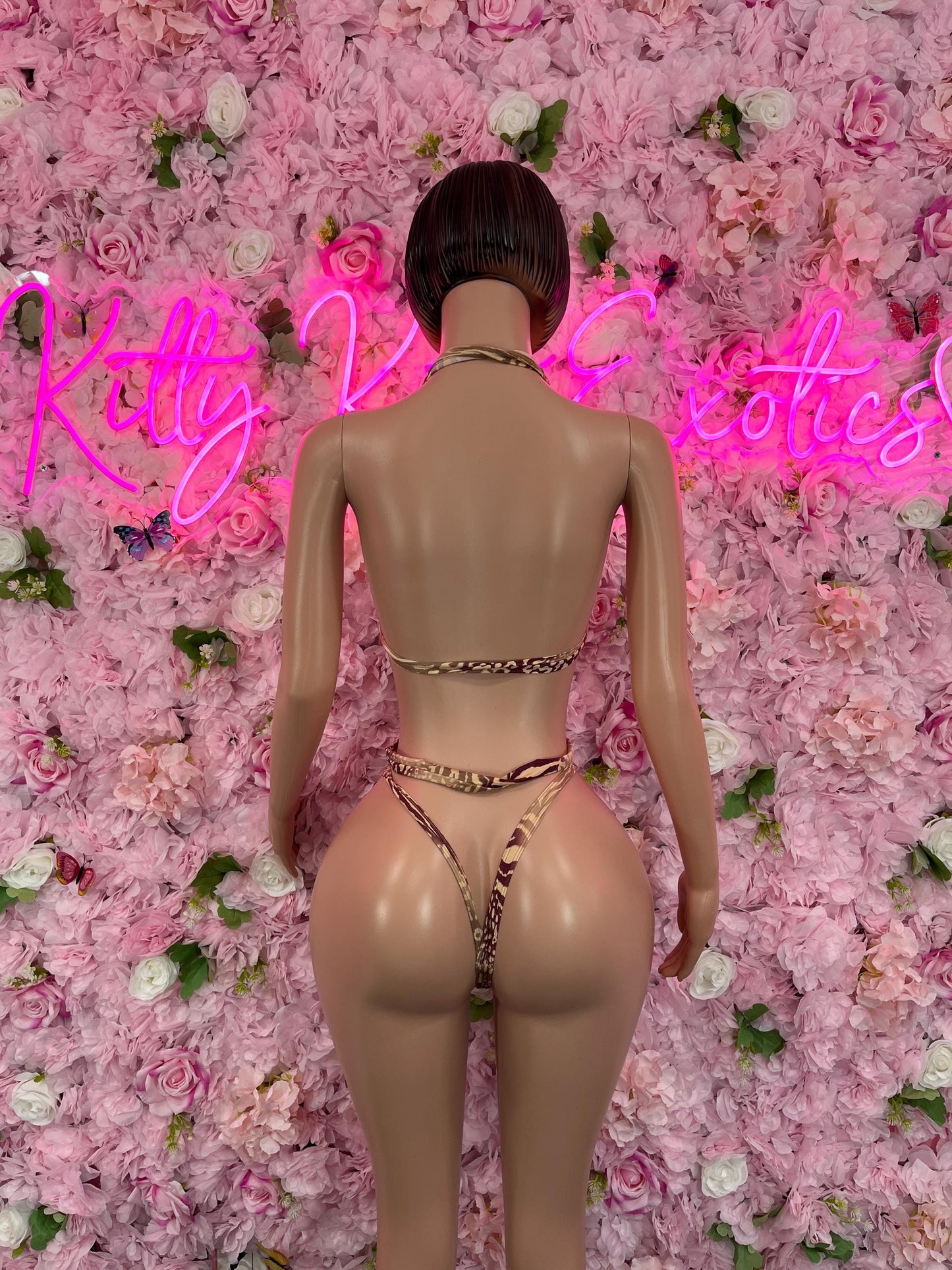 Exotic DancewearOne Piece Bodysuit Leopard Sexy Outfit for Parties, Animal Print, Clubwear, or Festivals | Exotic Dancewear