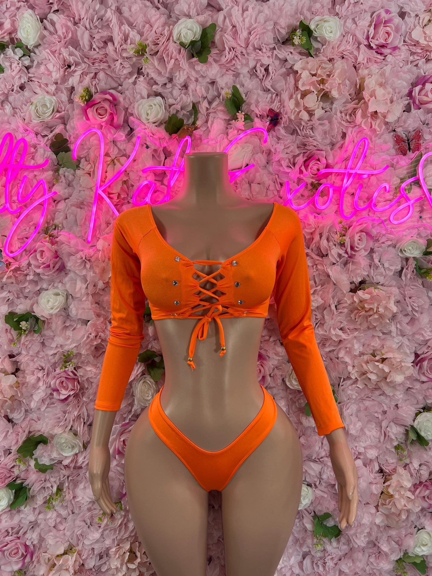 Two Piece LongSleeve Orange