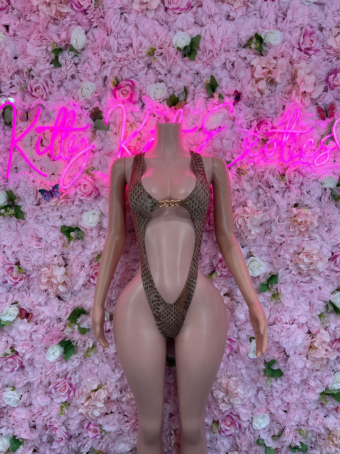 Slingshot Bodysuit Leopard Sexy Outfit for Parties, Clubwear, or Festivals | Trendy and Eye-Catching Fashion Exotic Dancewear