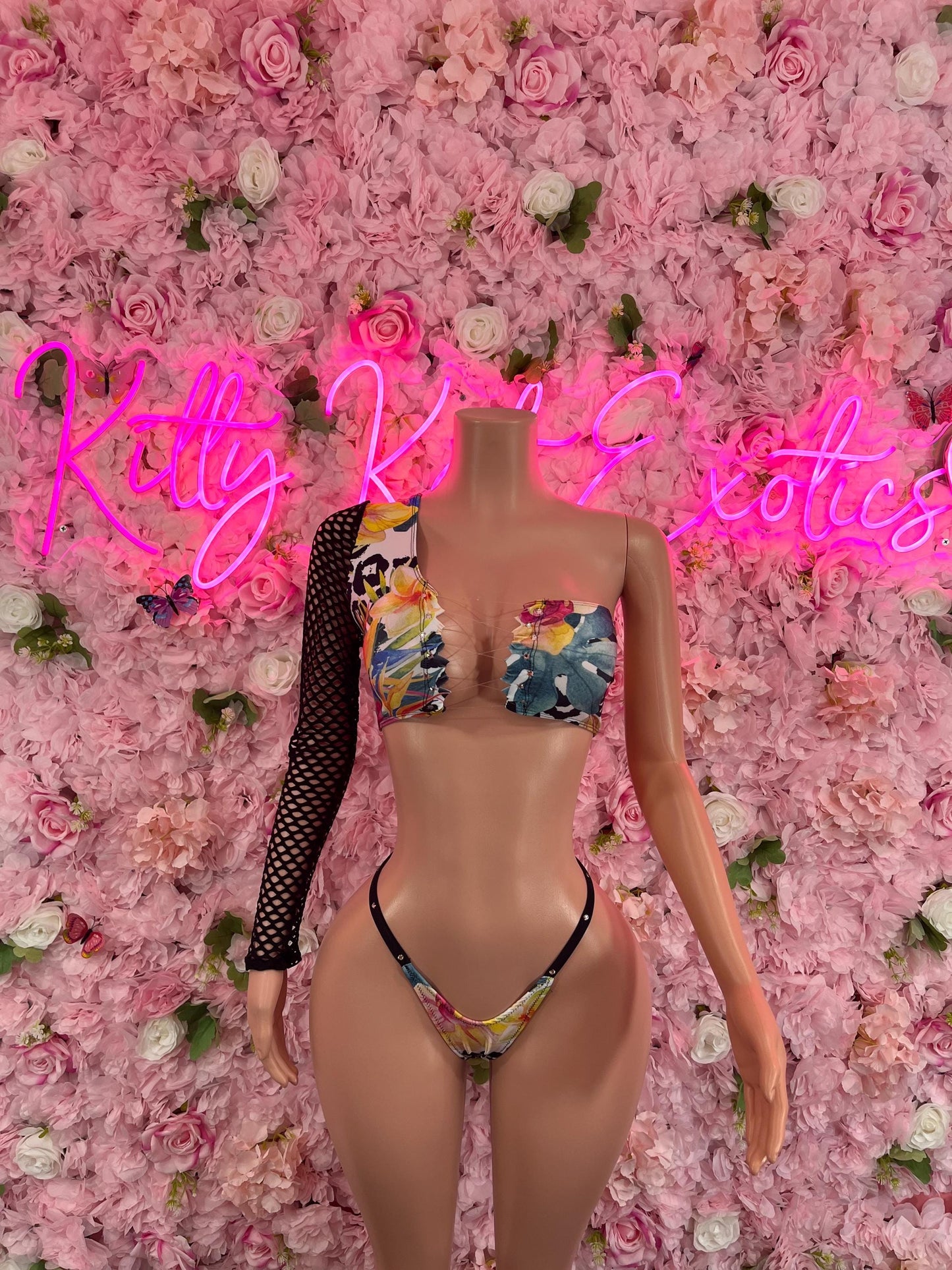 Two Piece Animal Print Festival wear DancewearTwo Piece Animal Print