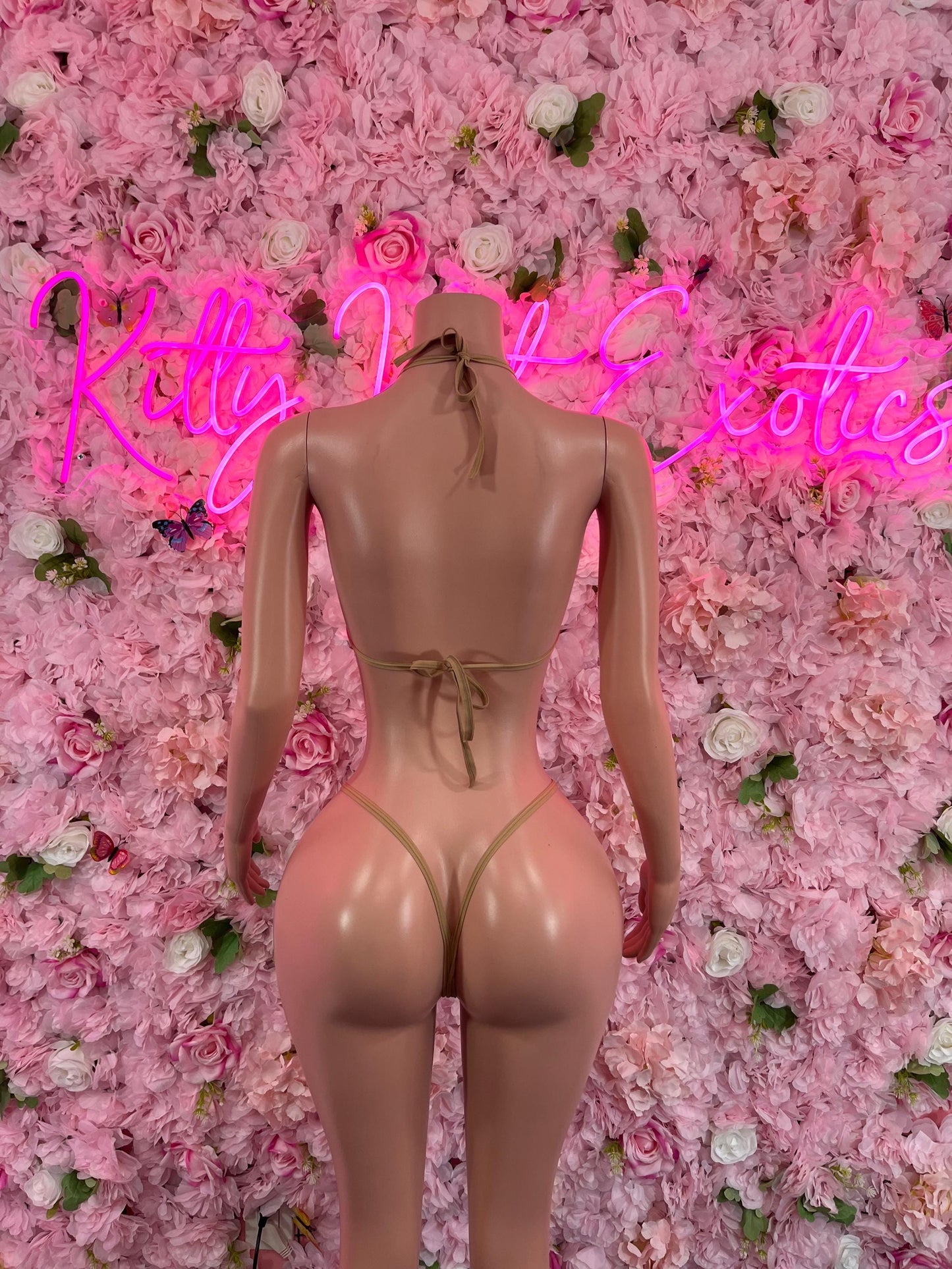 Two Piece Nude Bikini Dancewear