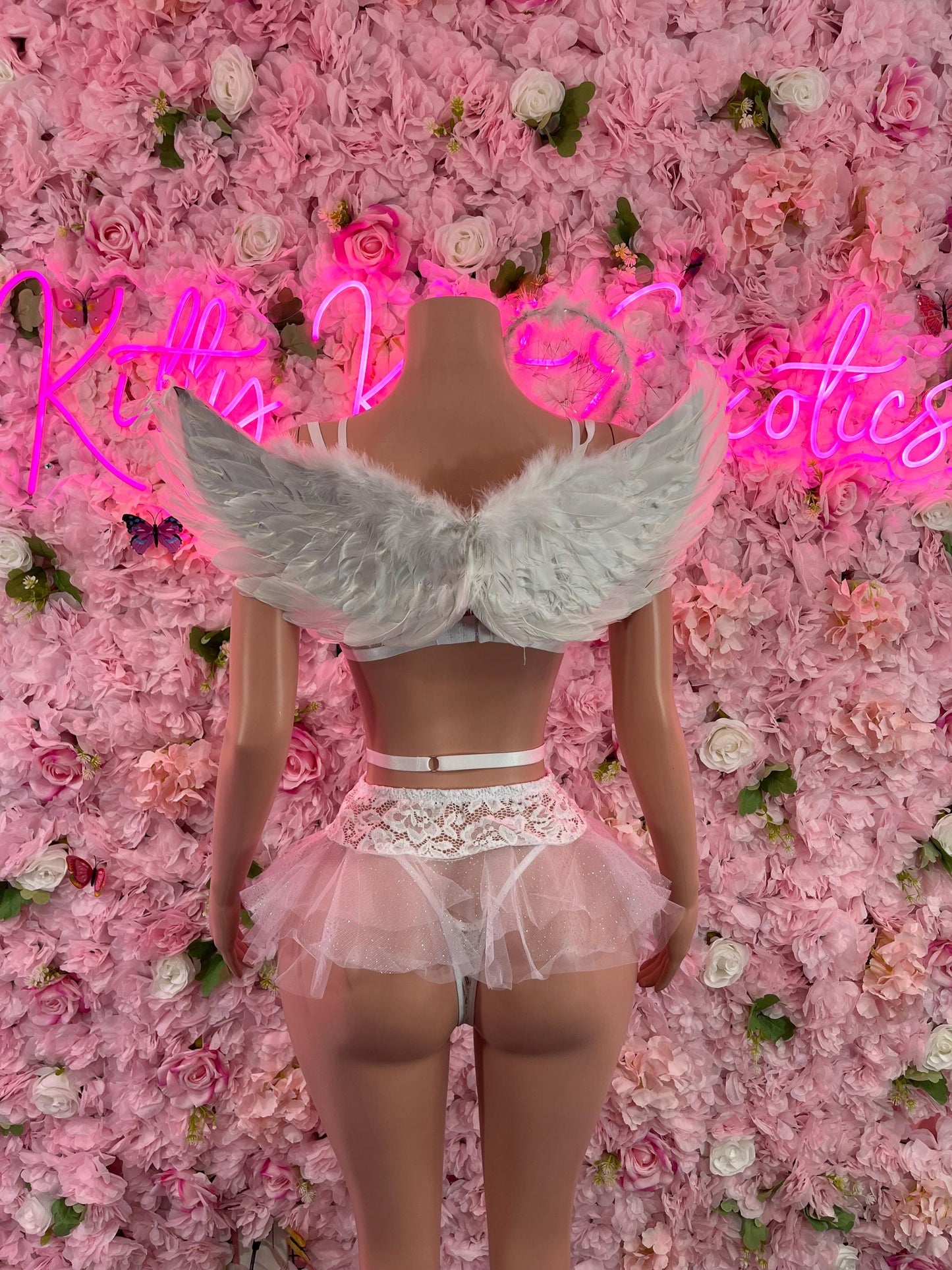 Halloween Costume “Angel - All Accessories Shown Included Rave Clothing Festival wear