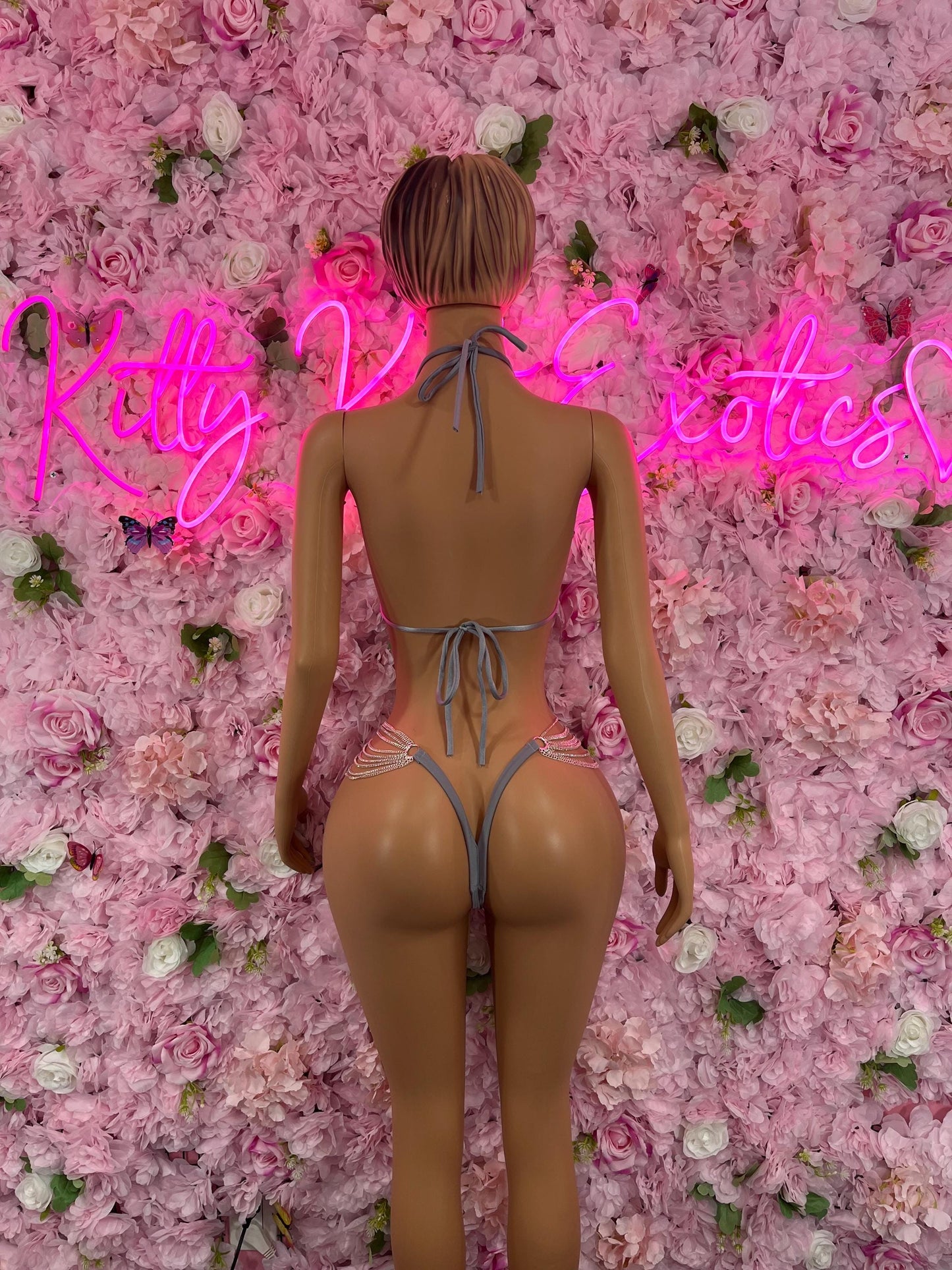 Two Piece Bikini Lilac Swimwear Beachwear Bottlegirl Outfit