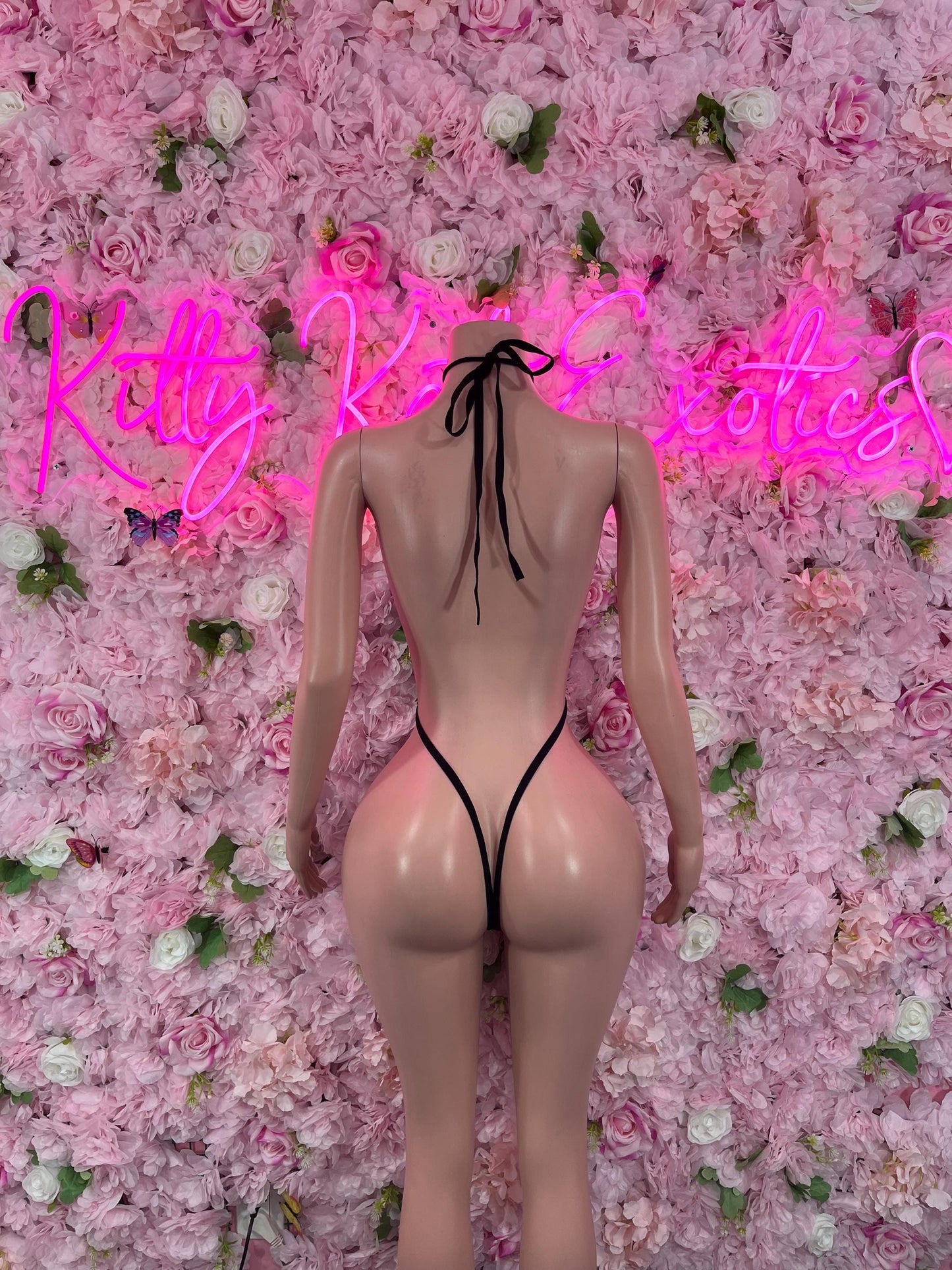 One Piece Slingshot Lace- Exotic Dancewear Performance Wear Stripper wear