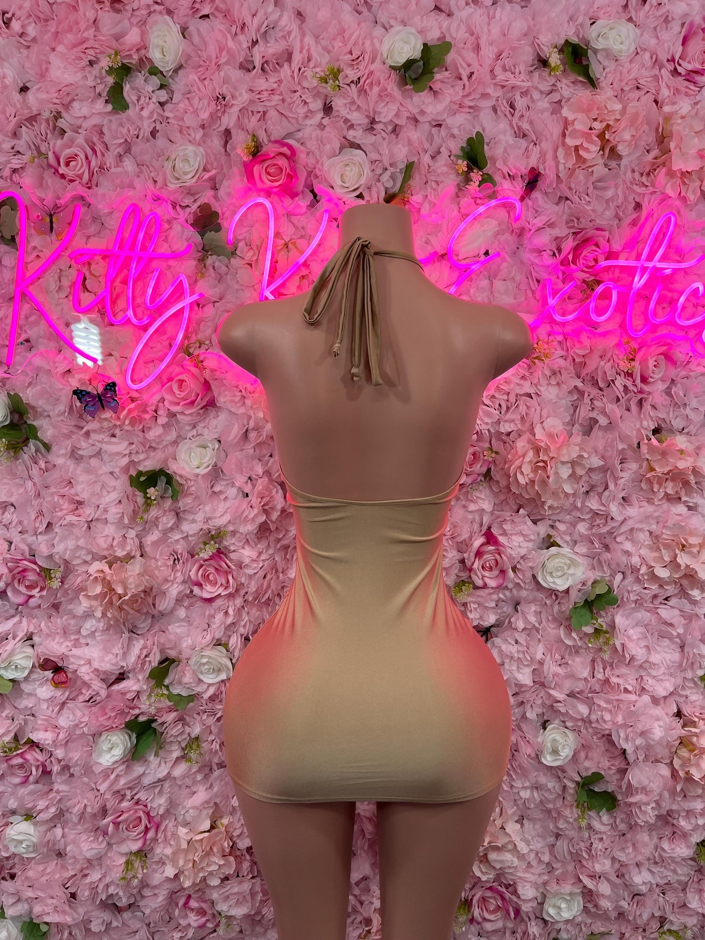 Gold Dress Sexy Clubwear & Dancewear for Raves, Parties, or Festivals | Bold and Eye-Catching Outfit