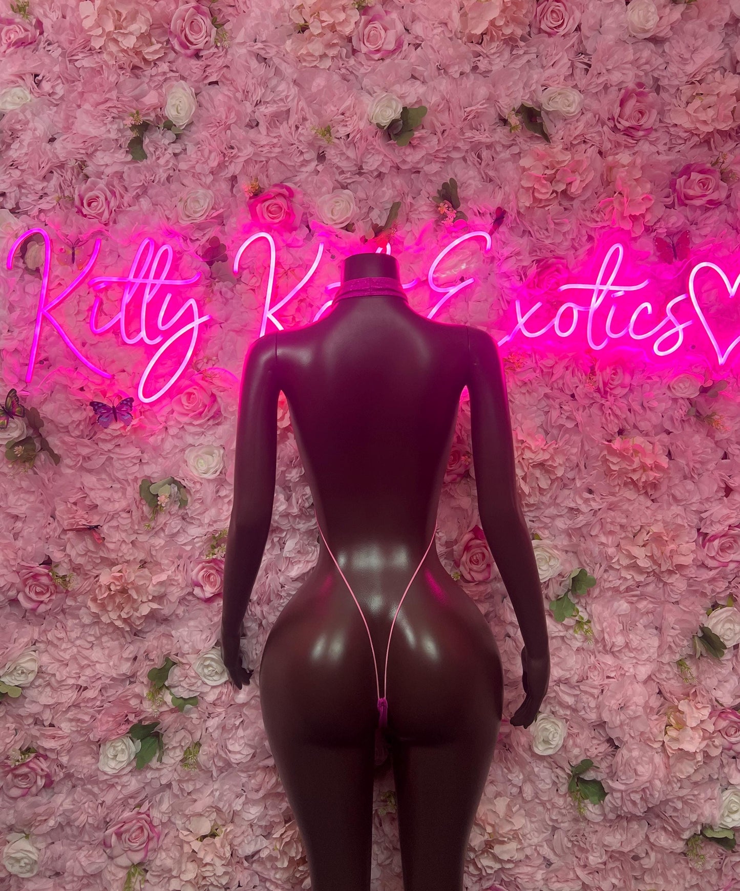 Rave Outfit One Piece Pink Slingshot - Exotic Dancewear Elegant and Sexy for Performers, Events, or Special Occasions