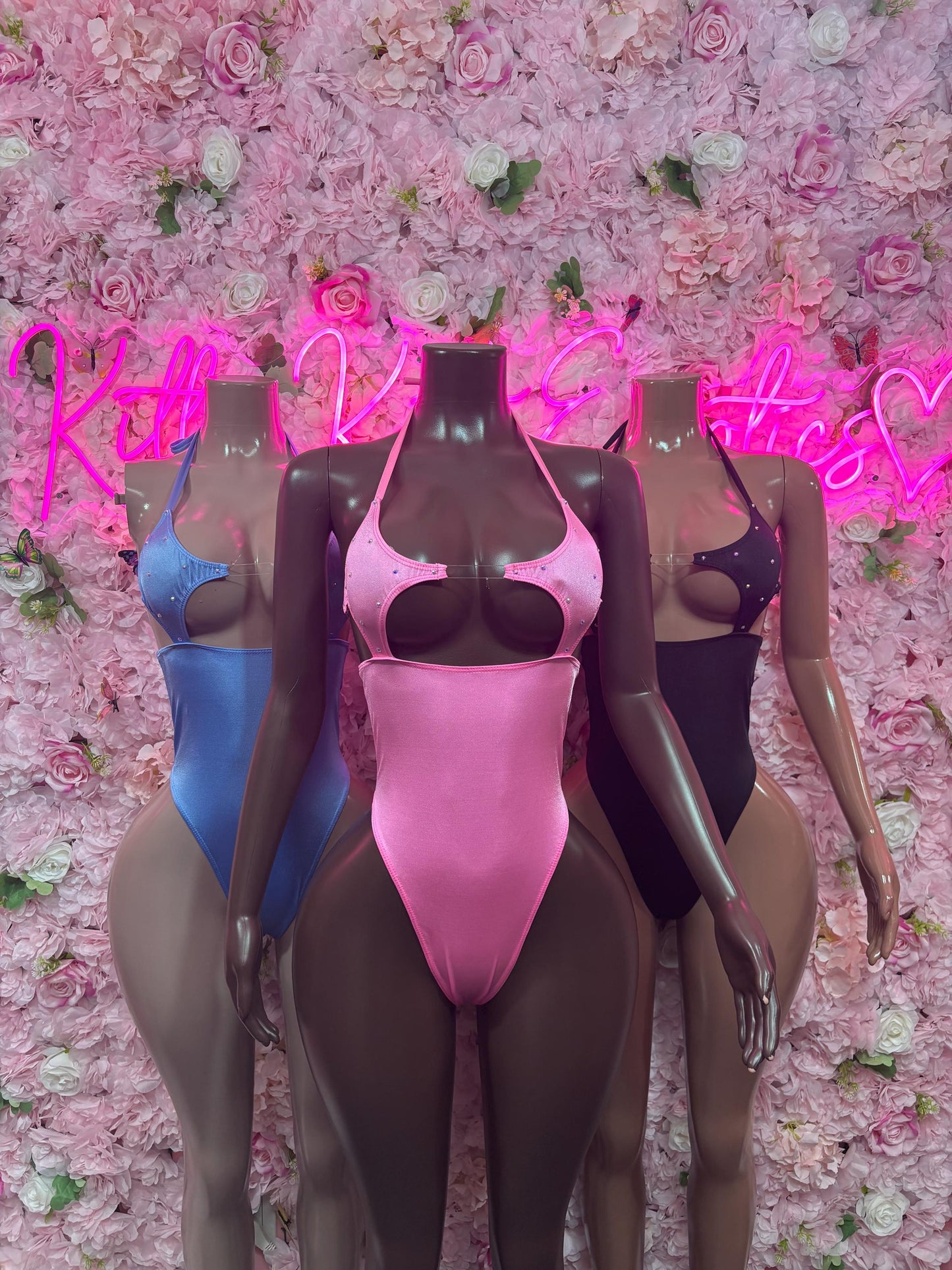 Exotic Dancewear One Piece Blue Bodysuit Perfect for Evening, Party, or Formal Wear | Bold and Stylish Women's Fashion