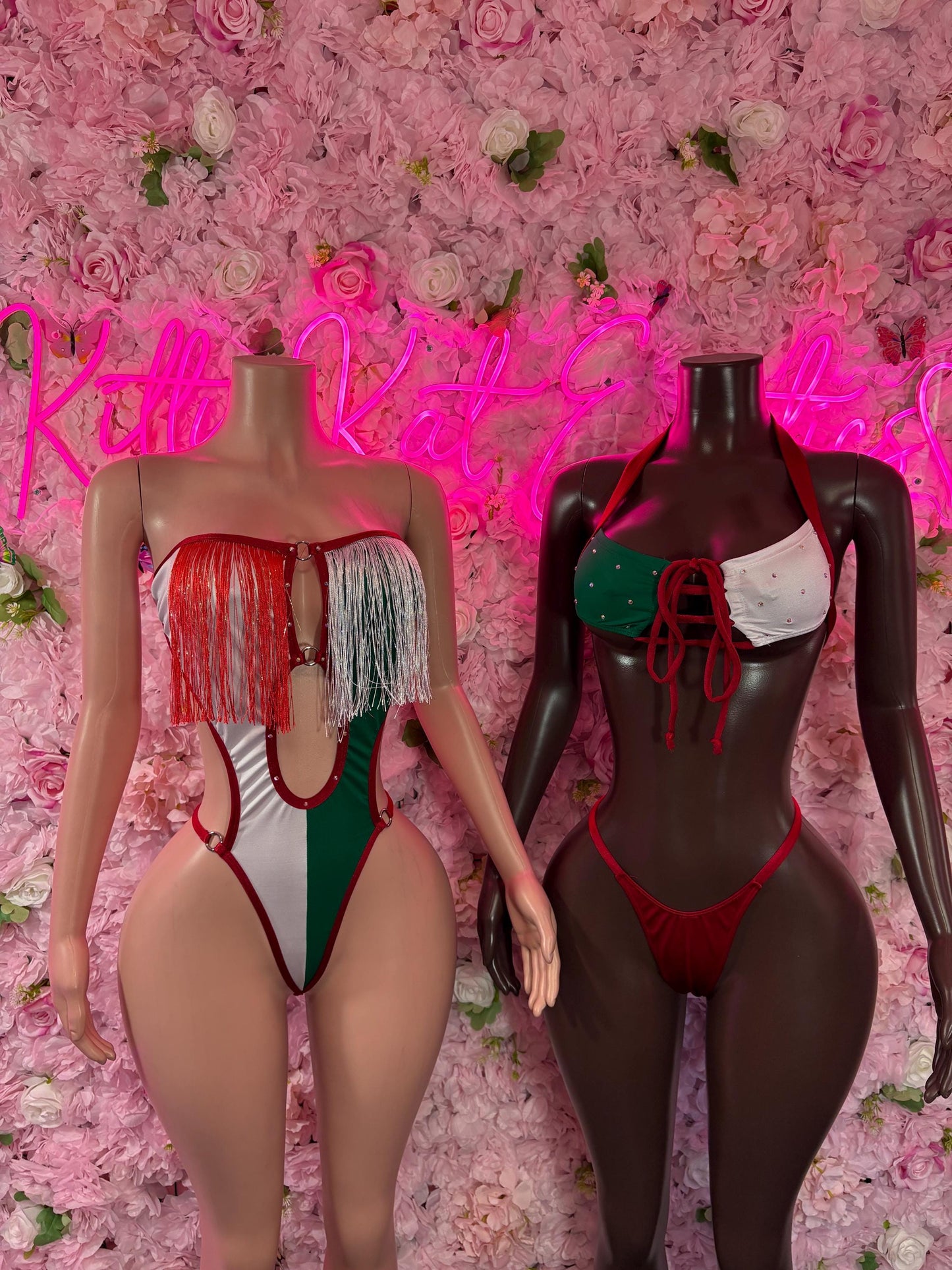 Cinco De Mayo Mexican Flag Festive One Piece Swimsuit Outfit for Party, Parade, or Beach Mexico Colors Patriotic Festival