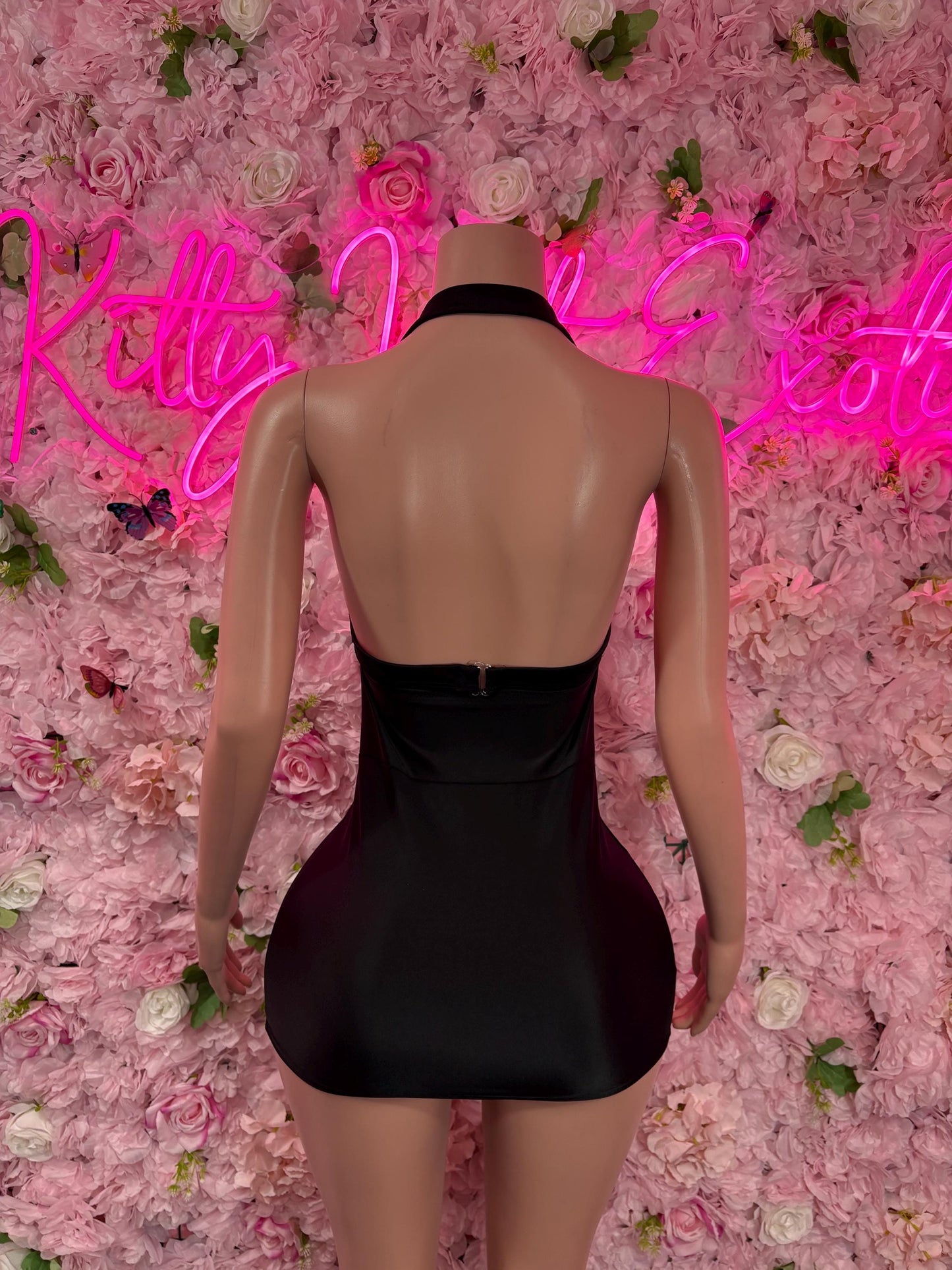 Exotic Dancewear Black Dress - Sexy Performance Costume, Latin Dance Dress, Sultry Clubwear Gown, Bold Dance Outfit, Womens Party Dress