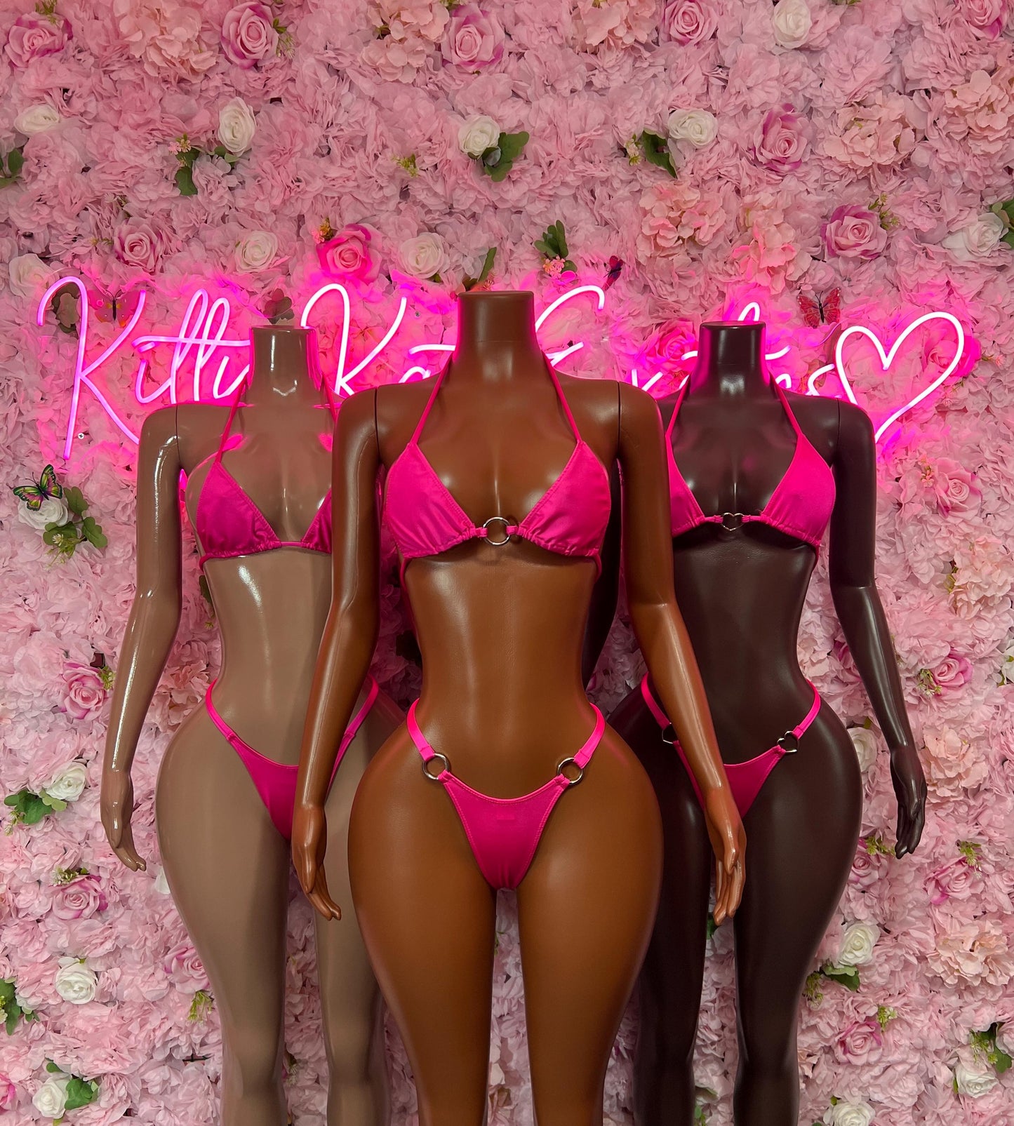 Summer Bikini - Pink - Rave Outfit - Sexy Festival Outfit, Clubwear, Performance Costume, EDM Party Rave Outfit