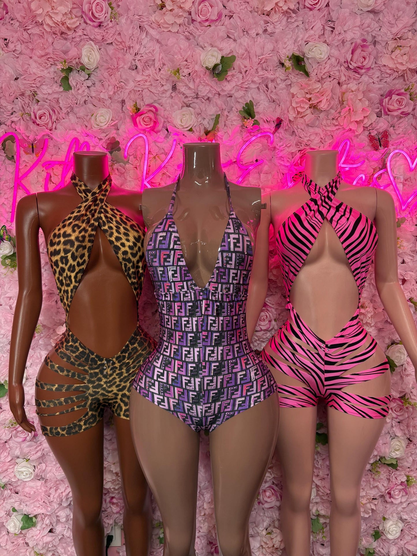Exotic Dancewear Bodysuit Leopard Sexy Outfit for Parties, Clubwear, or Festivals | Trendy and Eye-Catching Fashion