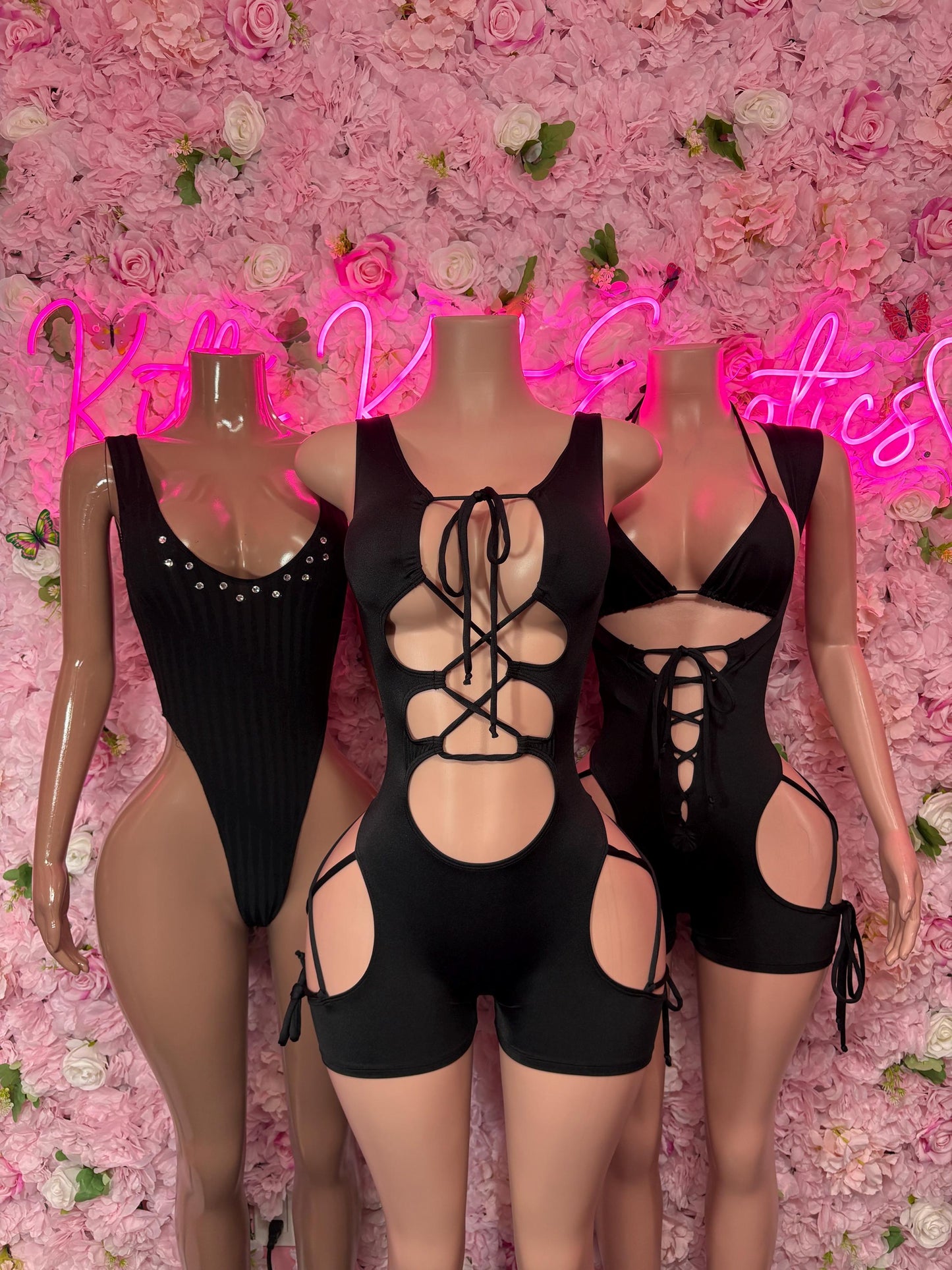 Bottlegirl One-Piece Black Bodysuit Exotic Dancewear, Ravewear for Performers, Raves | Bottle girl Outfits