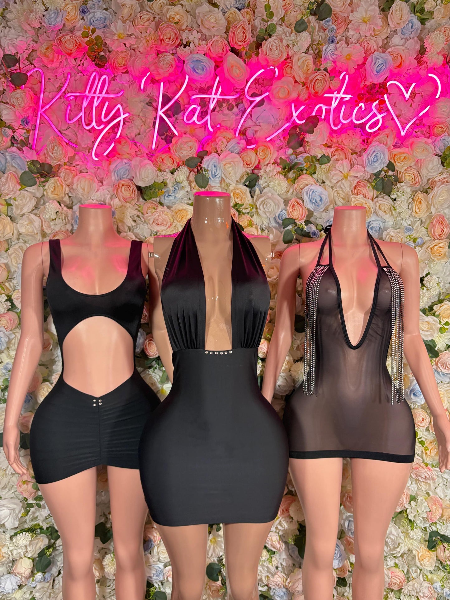 Black Dress Evening Dress - Exotic Dancewear Dress Black Dancewear Rave Outfit Festival wear