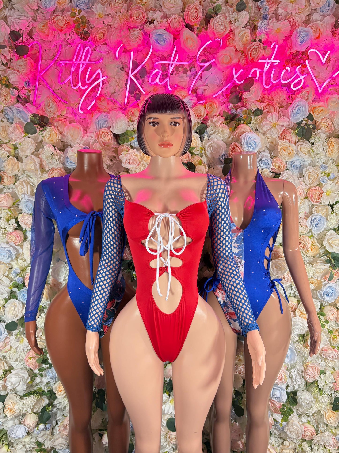 Fourth of July - Bottlegirl Bodysuit Bartender Patriotic Swimsuit for Beach, Pool Parties, or Summer Fun