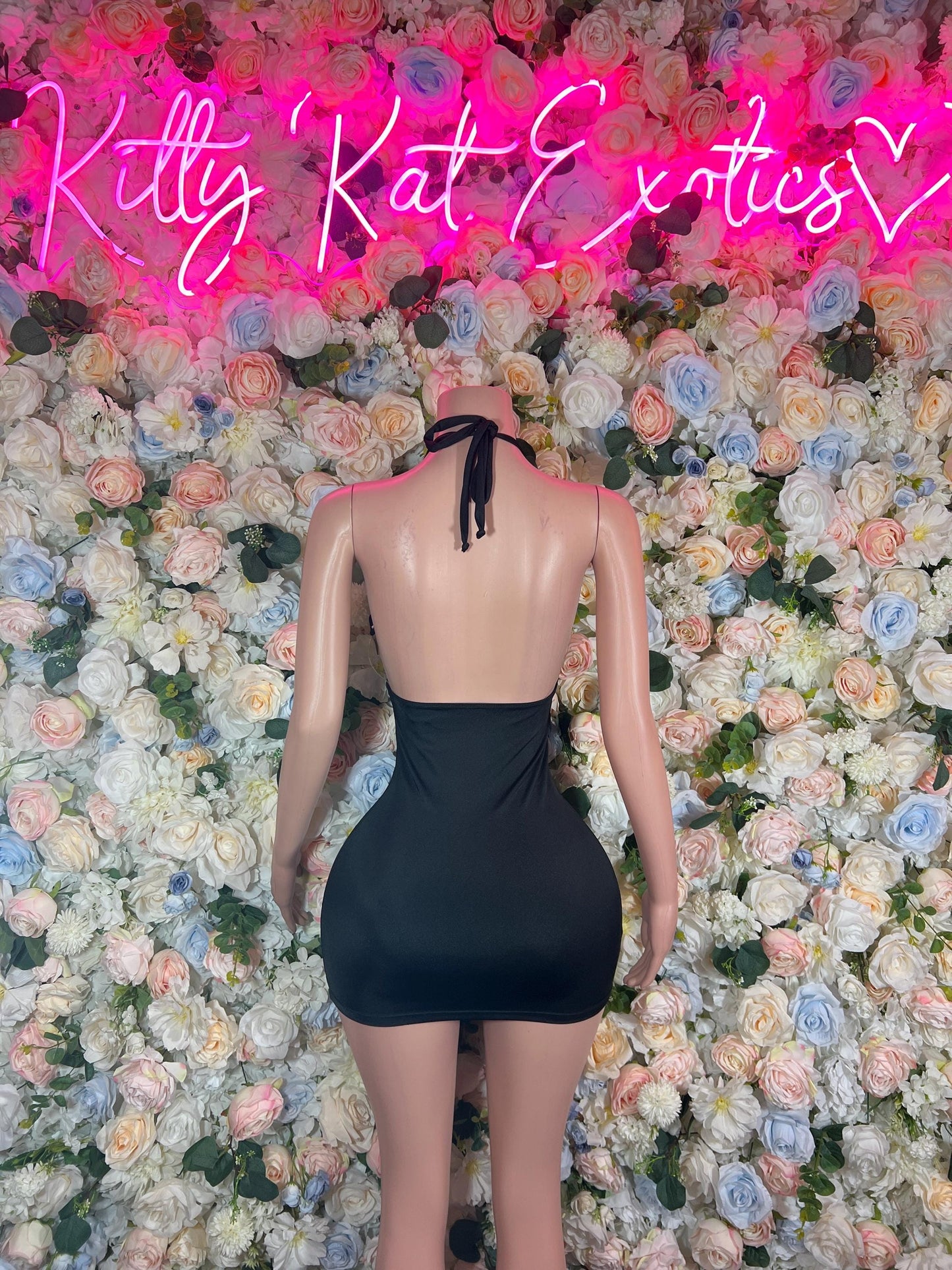 Exotic Dancewear Black Dress Sexy Festival Outfit, Ravewear, Club Dress, Exotic Dancewear, EDM Party Look, Summer Womens Clothing