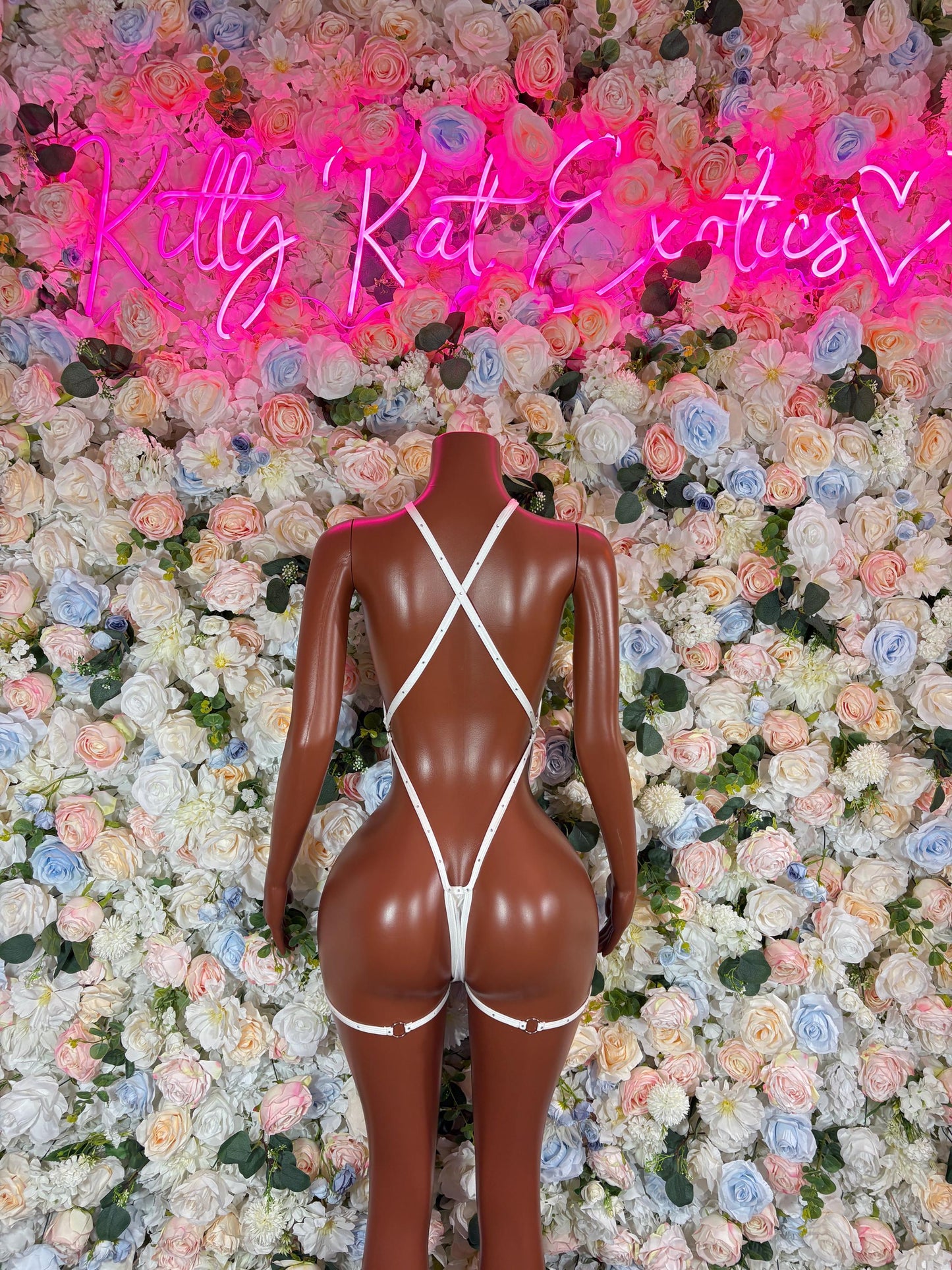 Festival Outfits White Metallic Exotic Dancewear Outfit, Cosplay Womens Costume