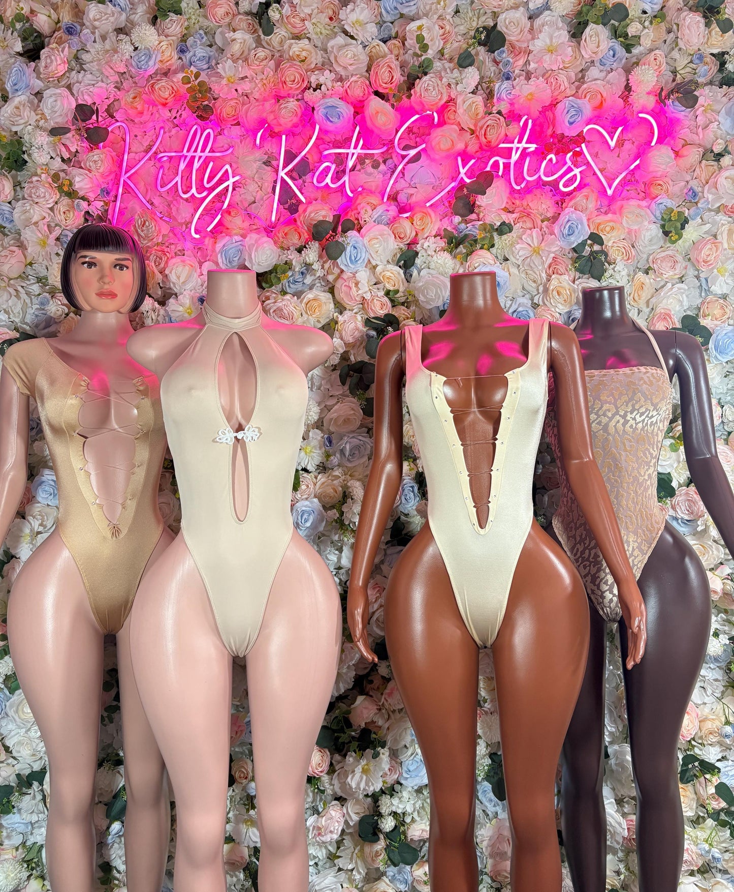 Bartender Bodysuit One Piece Nude Ravewear Festival wear Bartender Outfit