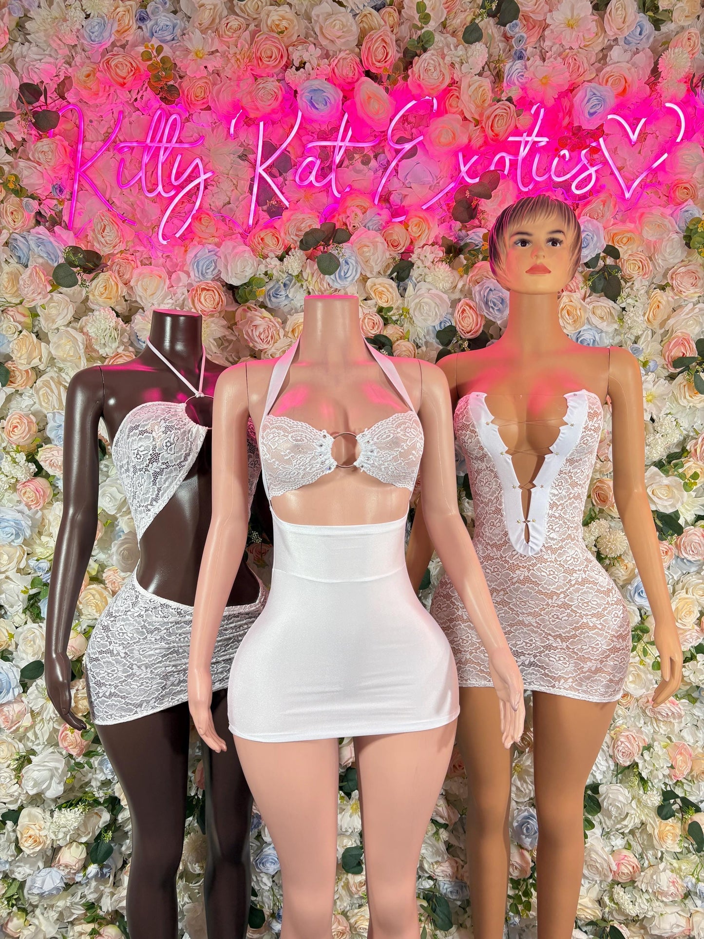 Summer White Gown Sexy Party Dress | Clubwear, Night Out, Bold Shiny Statement Womens Outfit