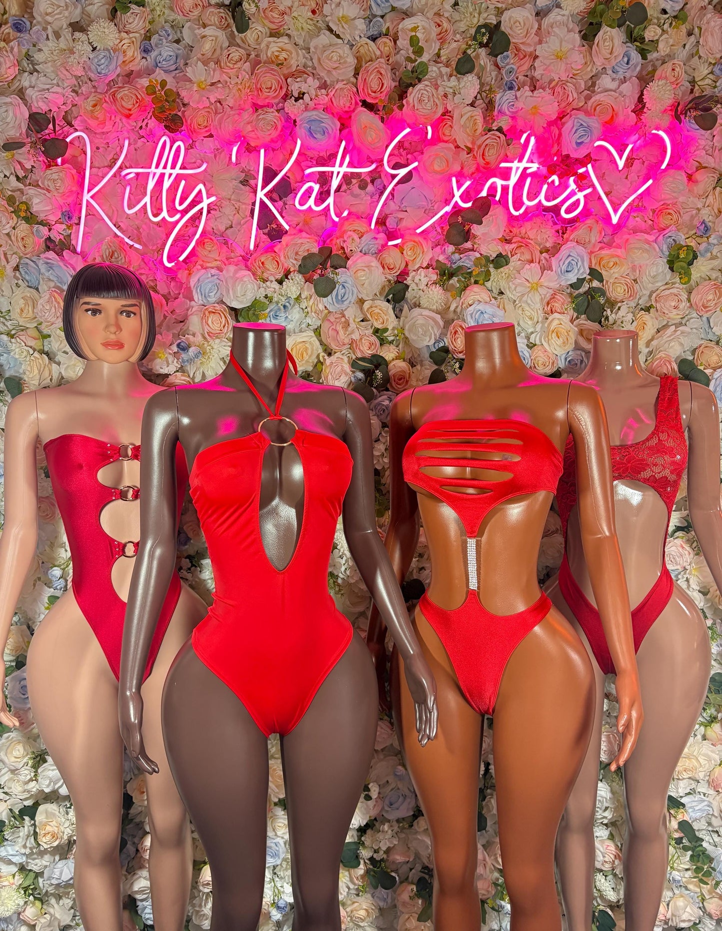 EDM Outfit Exotic Dancewear One Piece Red Bodysuit Festival wear Ravewear Sexy Dancewear