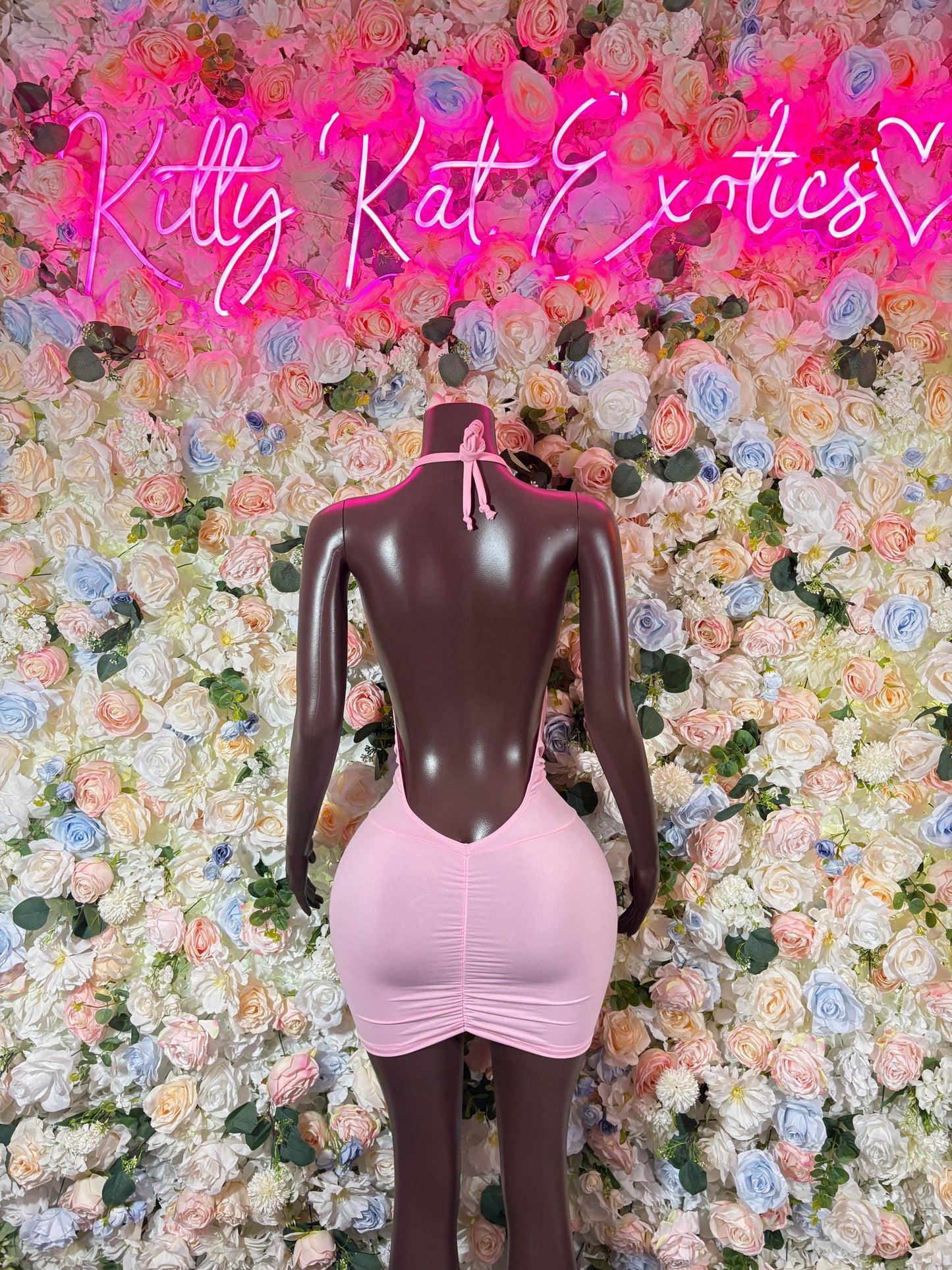 Pink Dress Sexy Festival Outfit, Ravewear, Club Dress, Exotic Dancewear, EDM Party Look, Summer Womens Clothing
