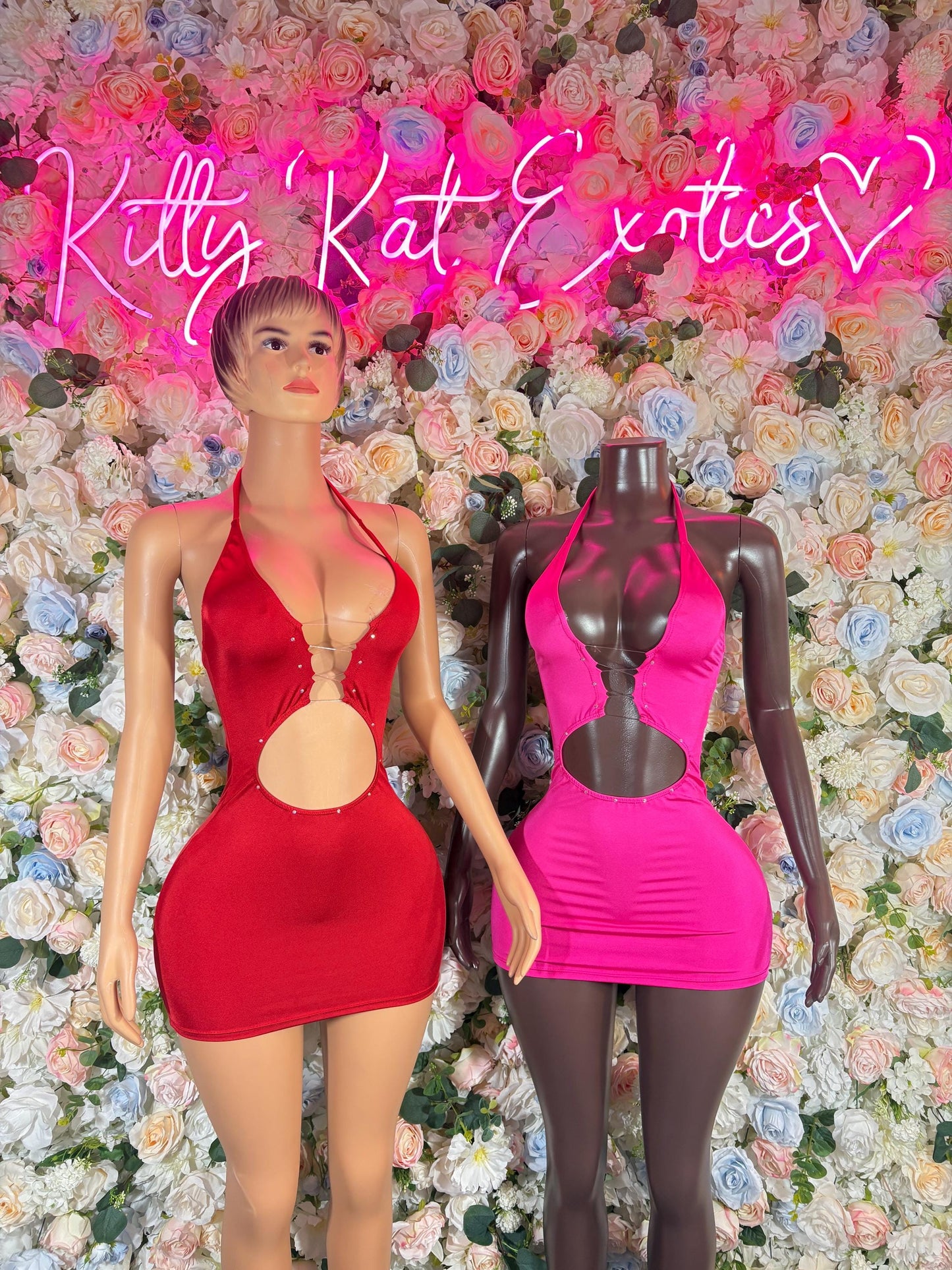 Summer Dress Red - Sexy Dance Costume, Sultry Clubwear Gown, Bold Performance Outfit, Trendy Party Dress