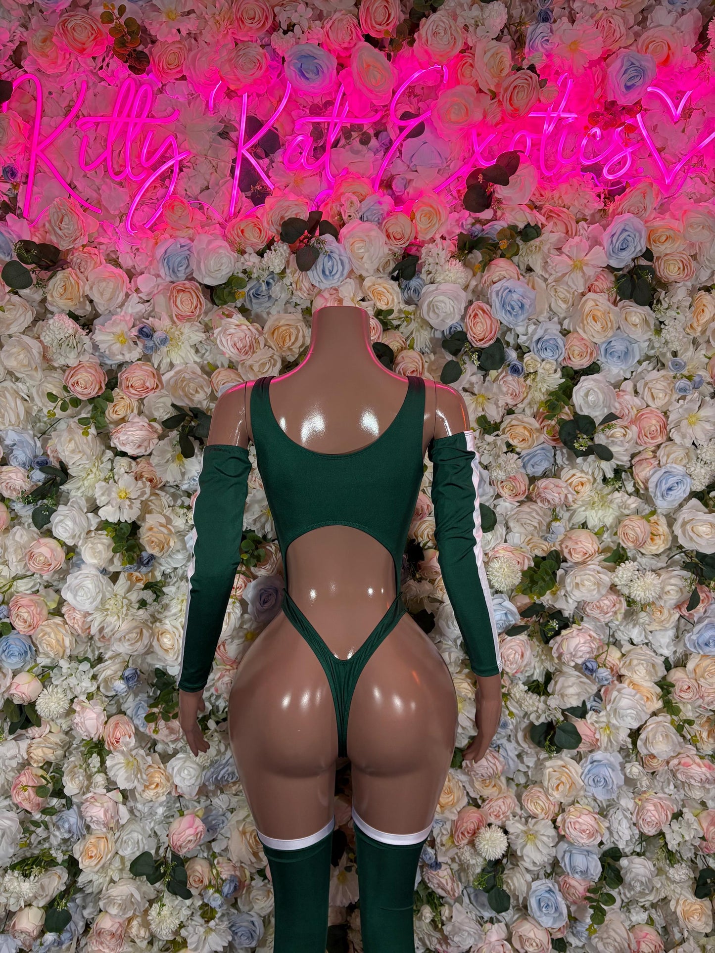 Halloween - Sexy Adult Player Costume | Green Tracksuit Cosplay | Group Halloween Outfit