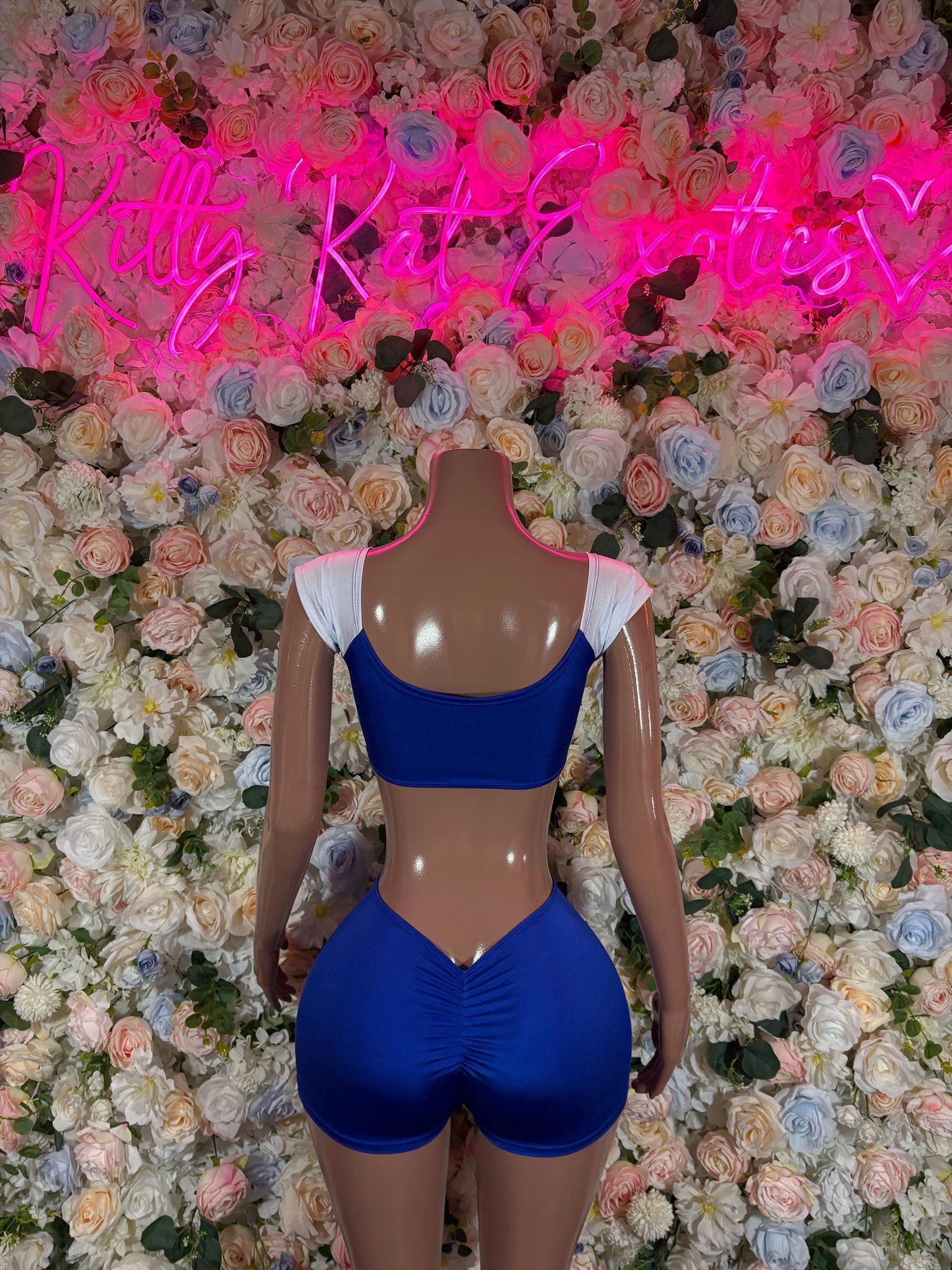 Bottlegirl Football-Inspired New York Team Bartender Bodysuit Costume