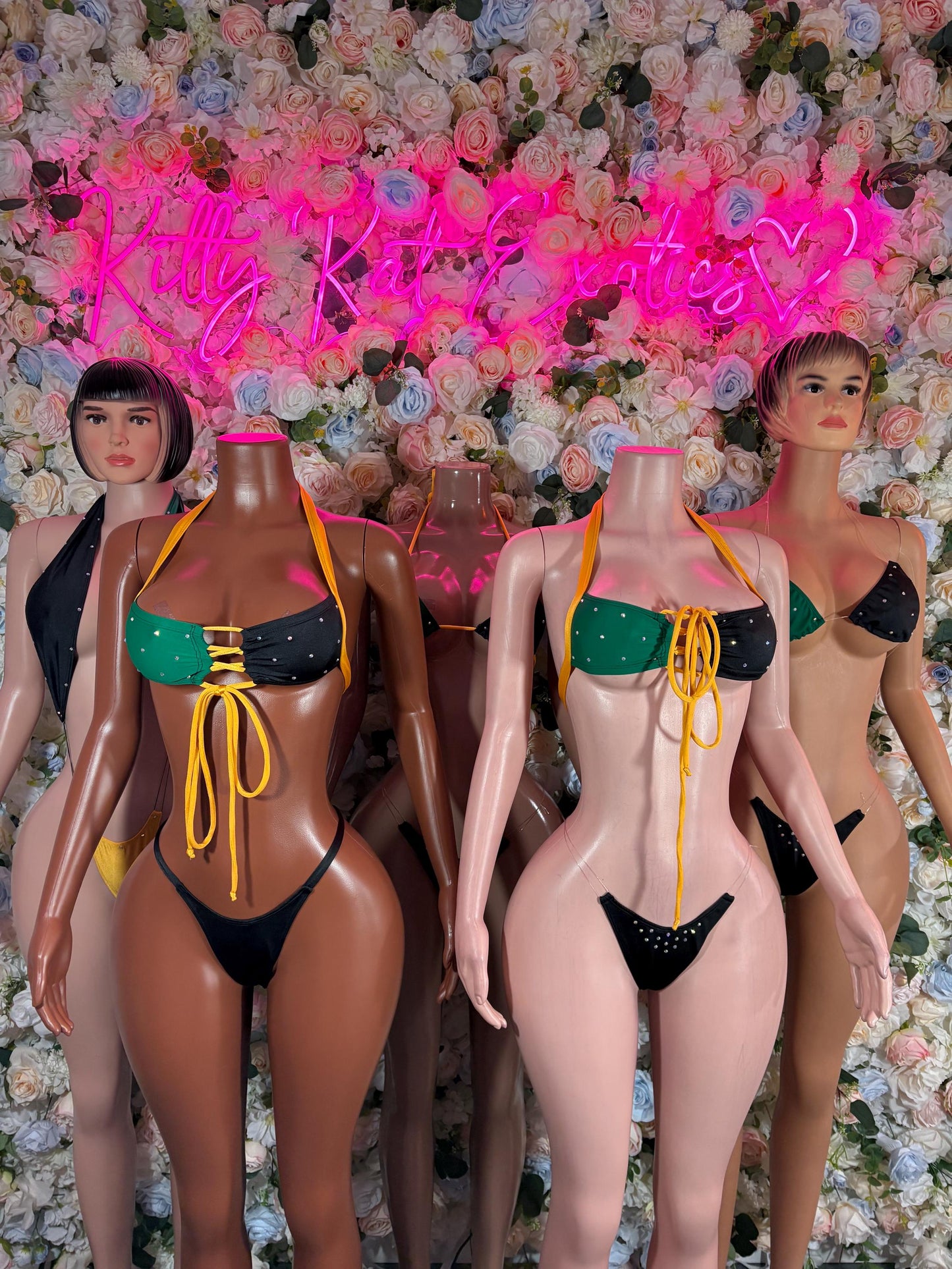 Jamaica Flag One-Piece Bodysuit Carnival Festival Outfit, Beachwear Swimsuit, Rave & Dancewear Costume