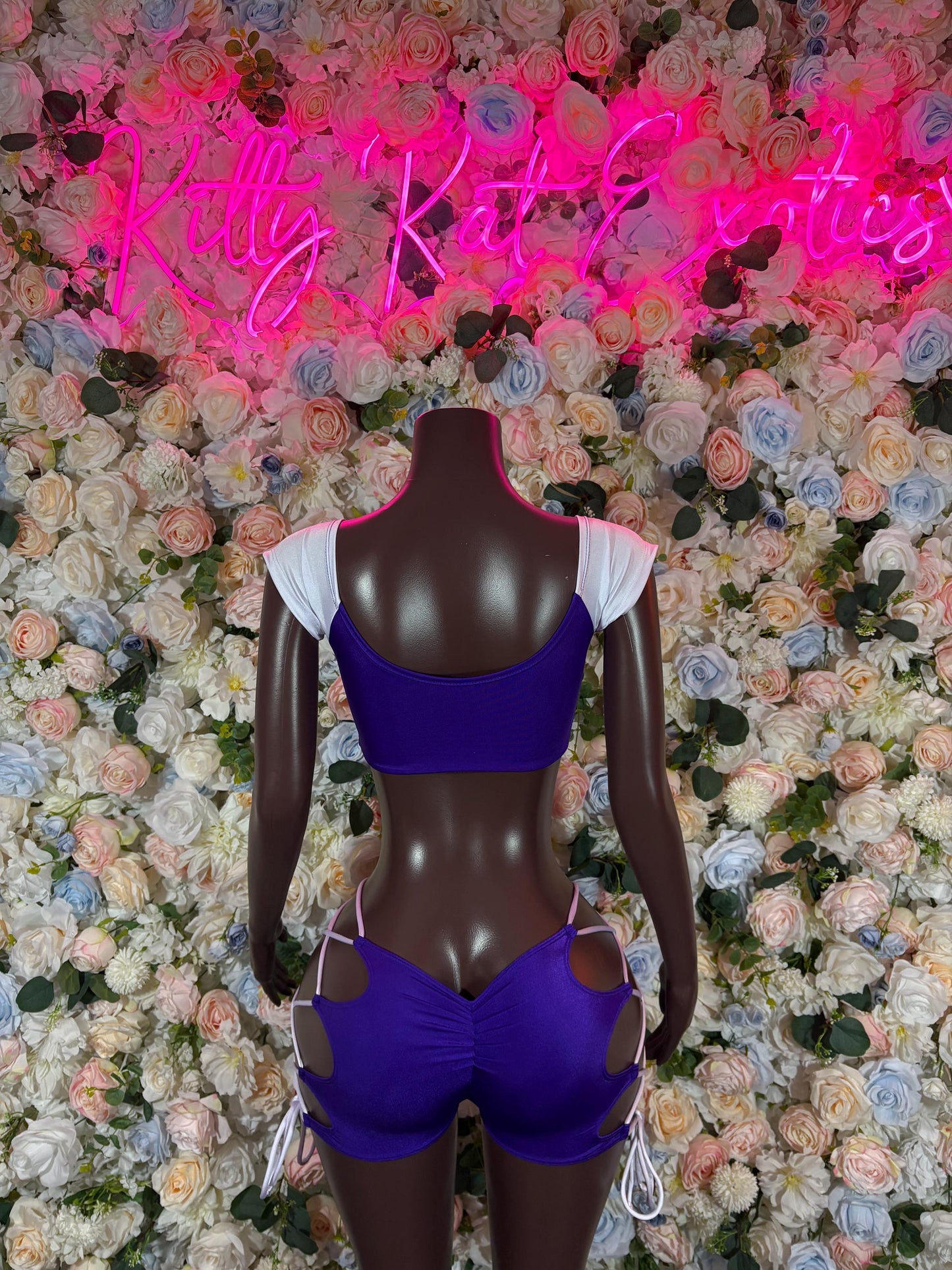 Minnesota Football Bottlegirl Bodysuit Sexy Bartender Outfit, Club Costume, Game Day Dancewear, Server Uniform