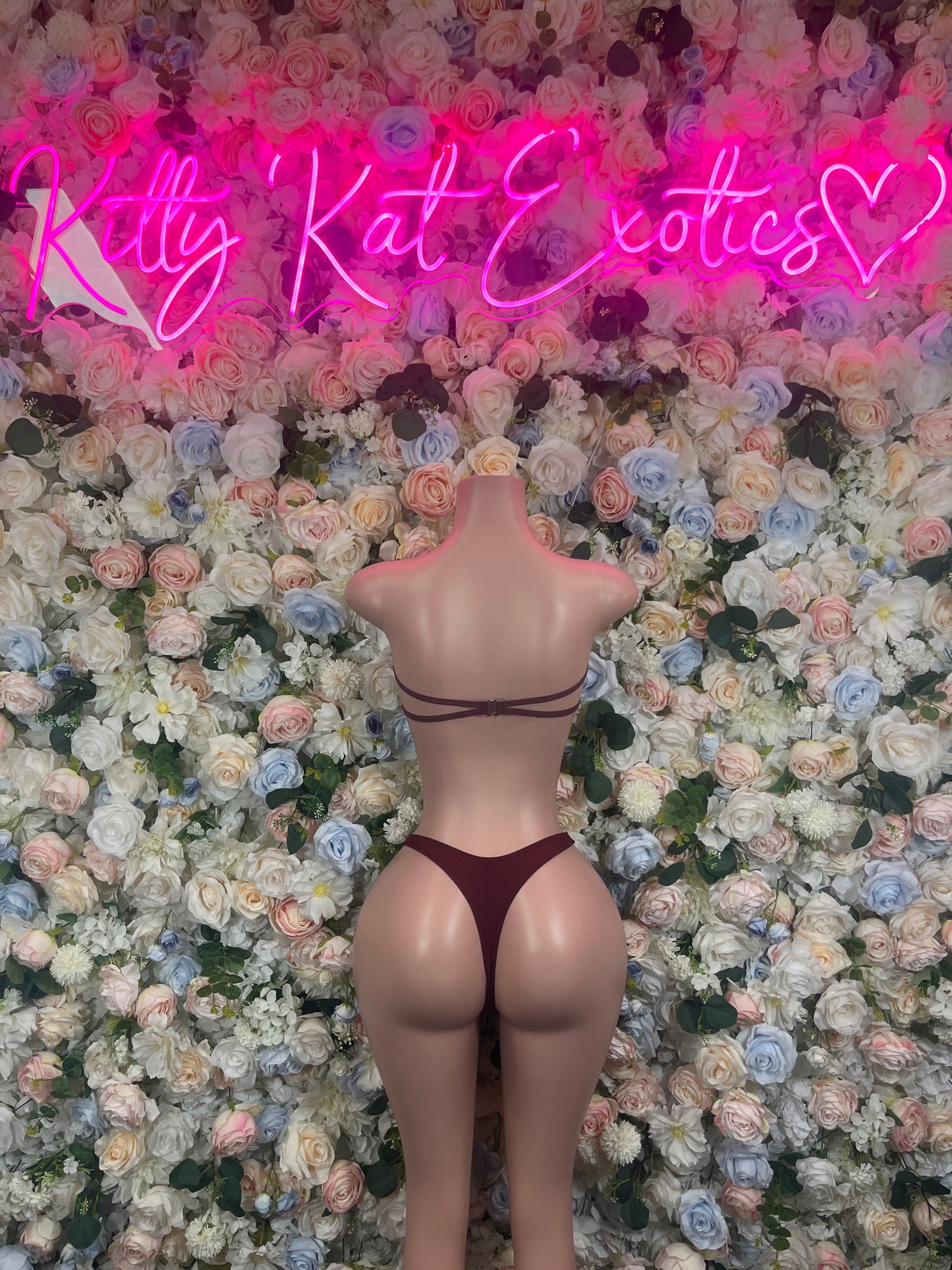 Festival Clothing Two Piece Burgundy Bikini Dancewear Ravewear Exoticwear